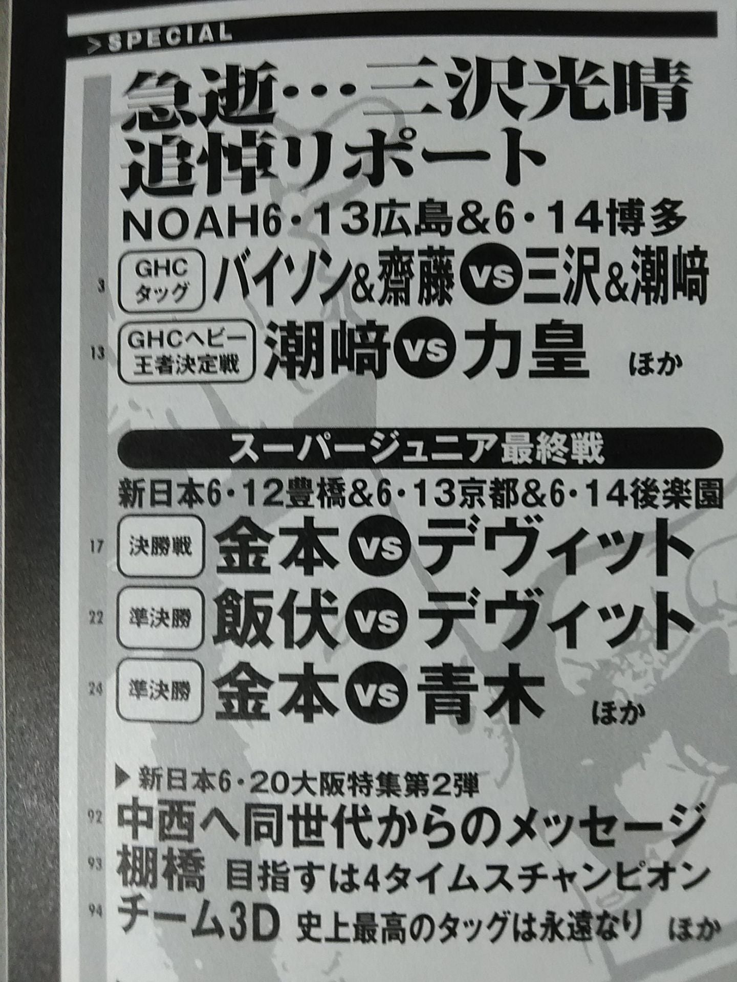 Weekly Pro Wrestling 1478