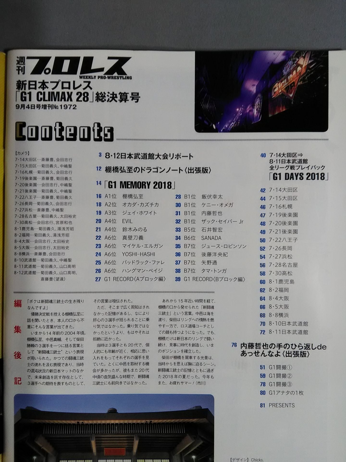 Weekly Pro Wrestling 1972