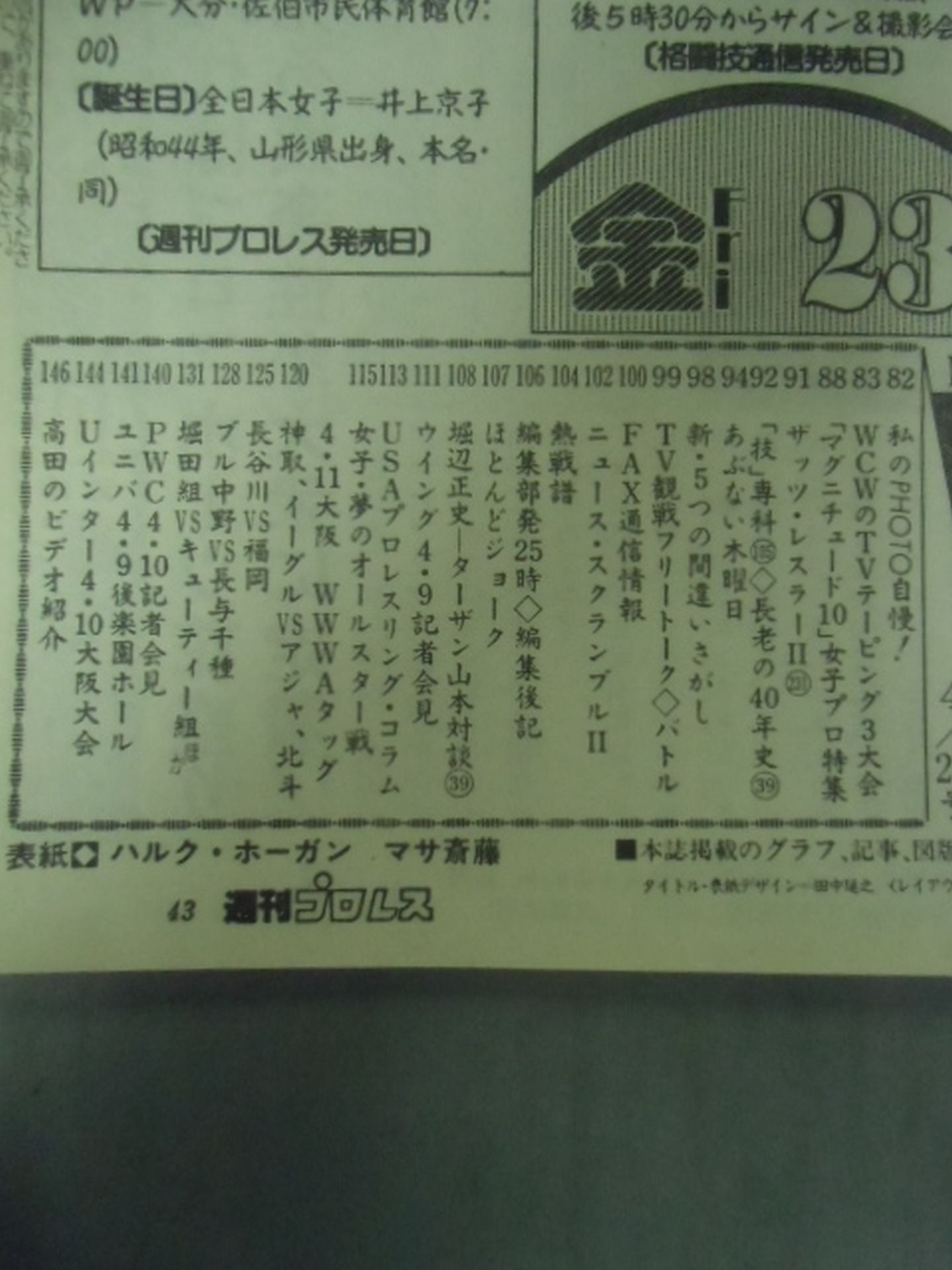 Weekly Pro Wrestling 549