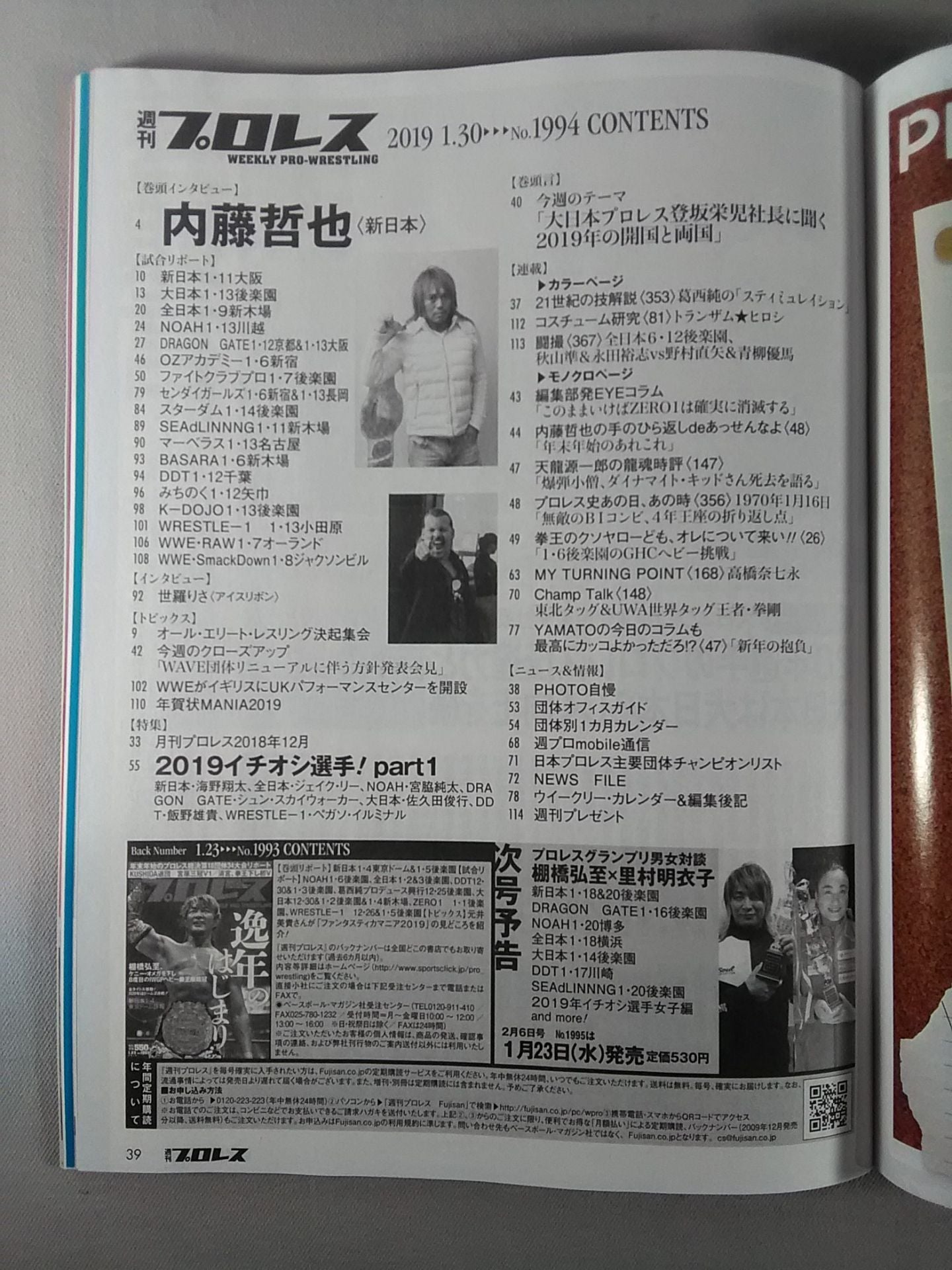 Weekly Pro Wrestling 1994