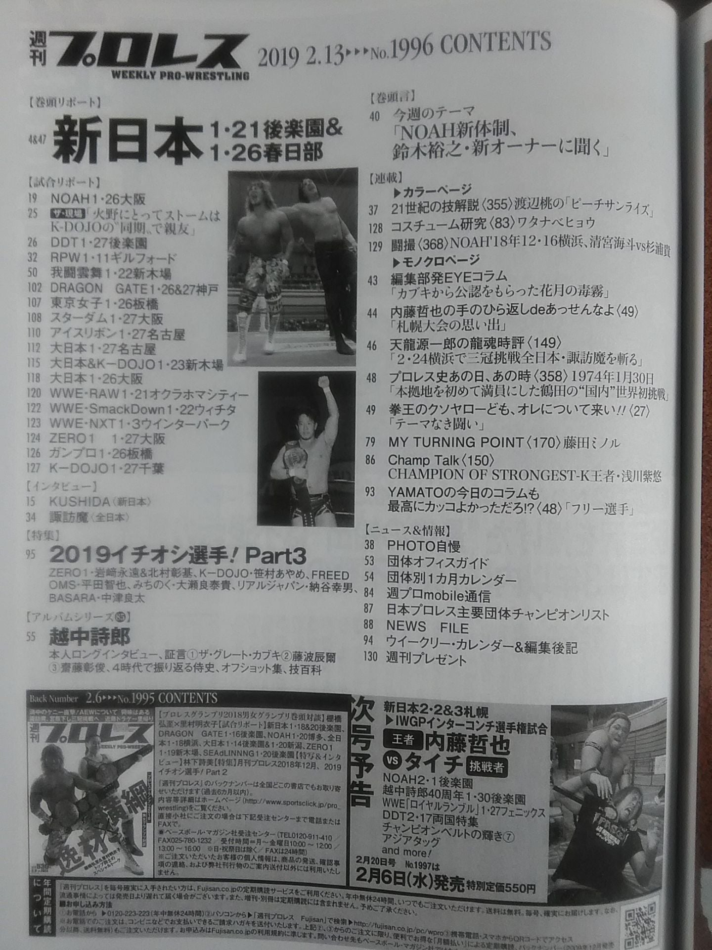 Weekly Pro Wrestling 1996