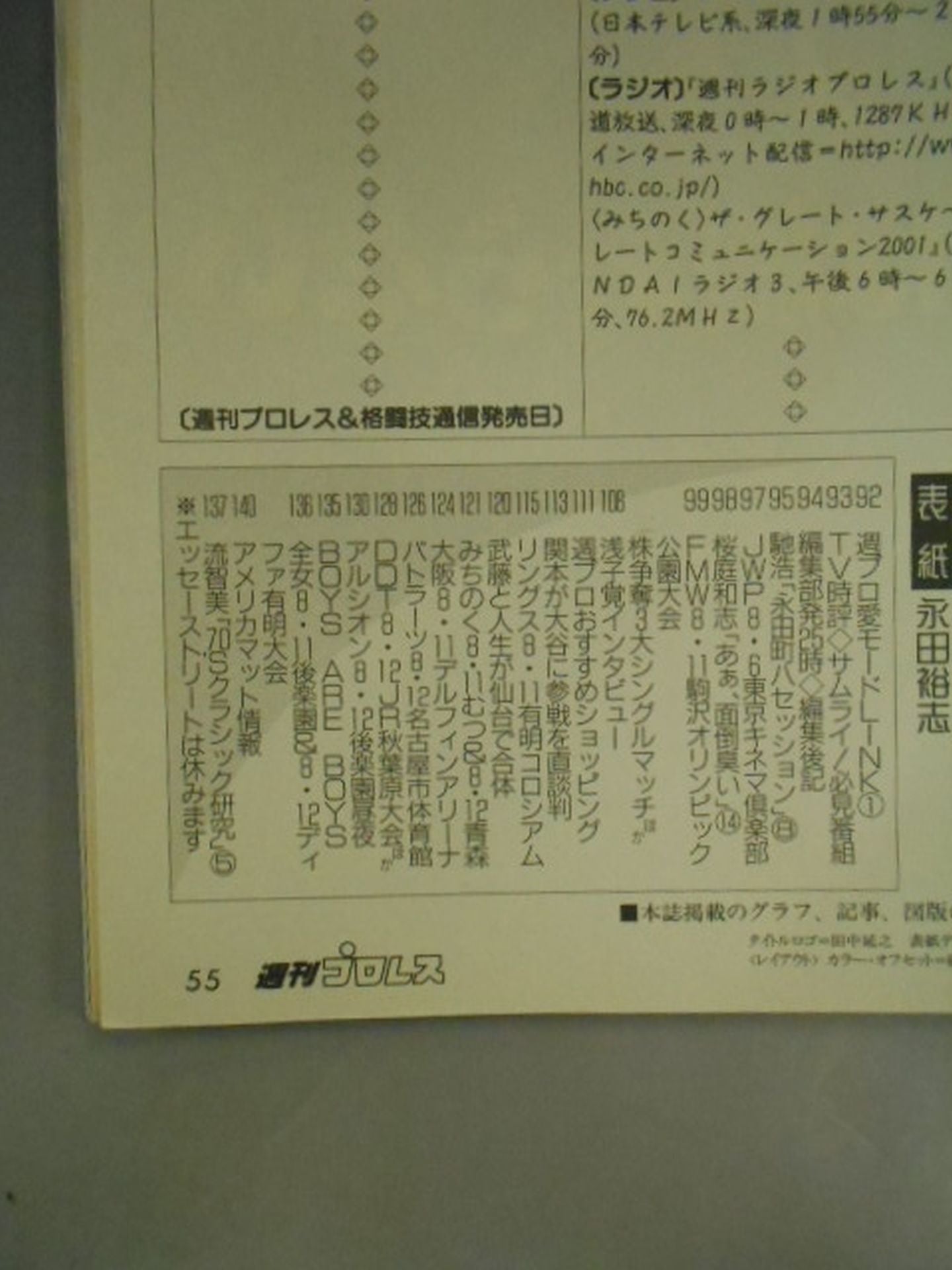 週刊プロレス1048