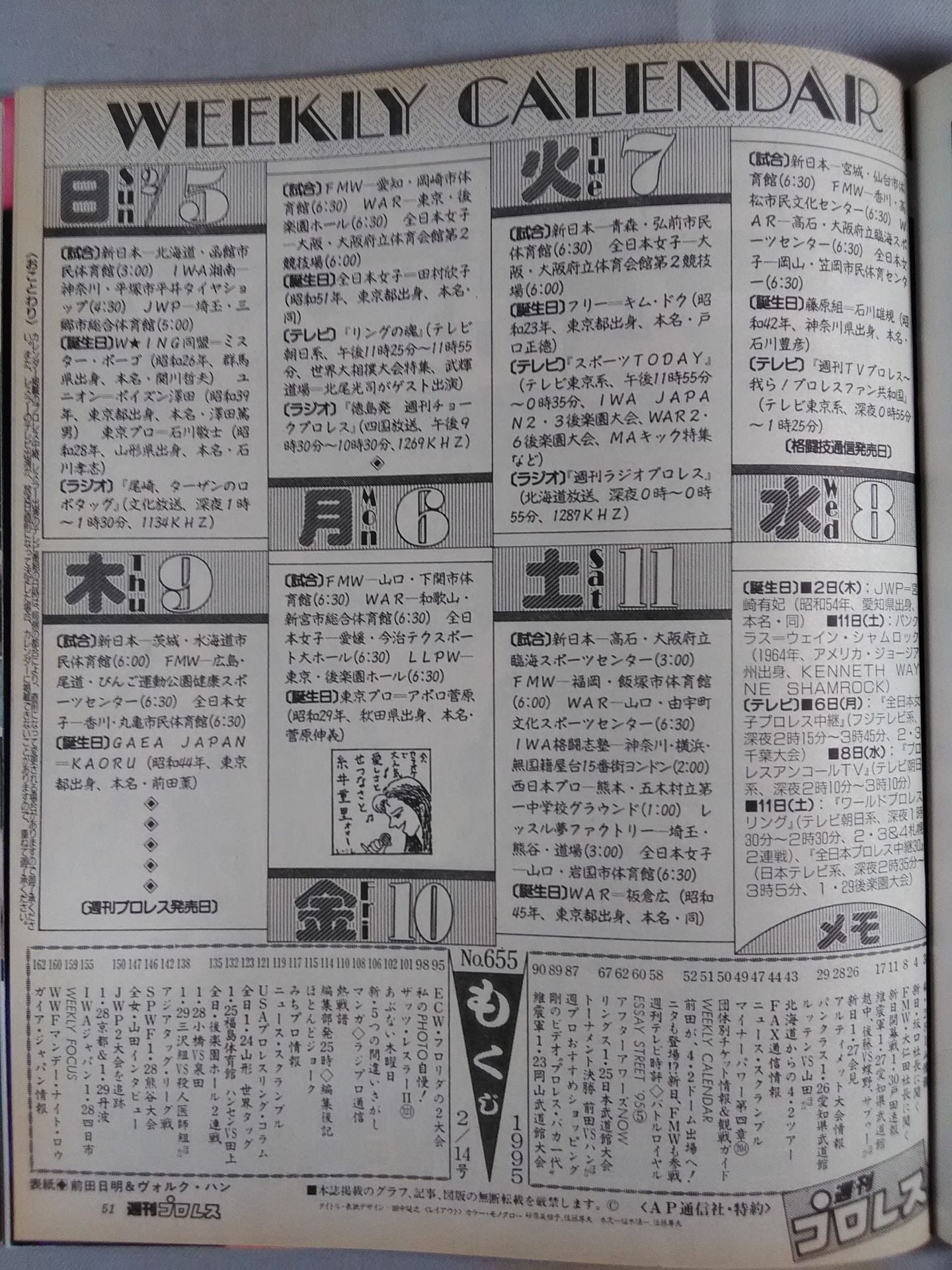 Weekly Pro Wrestling 655