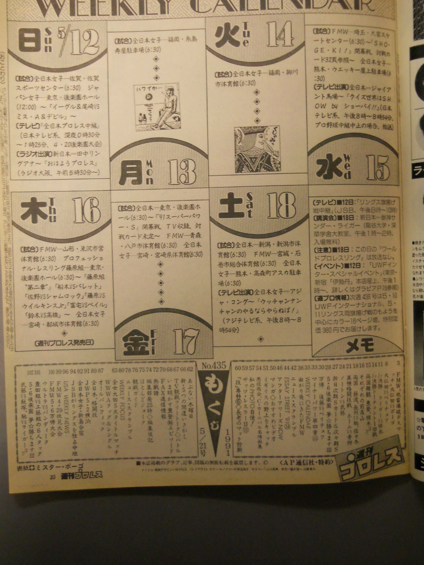 Weekly Pro Wrestling 435
