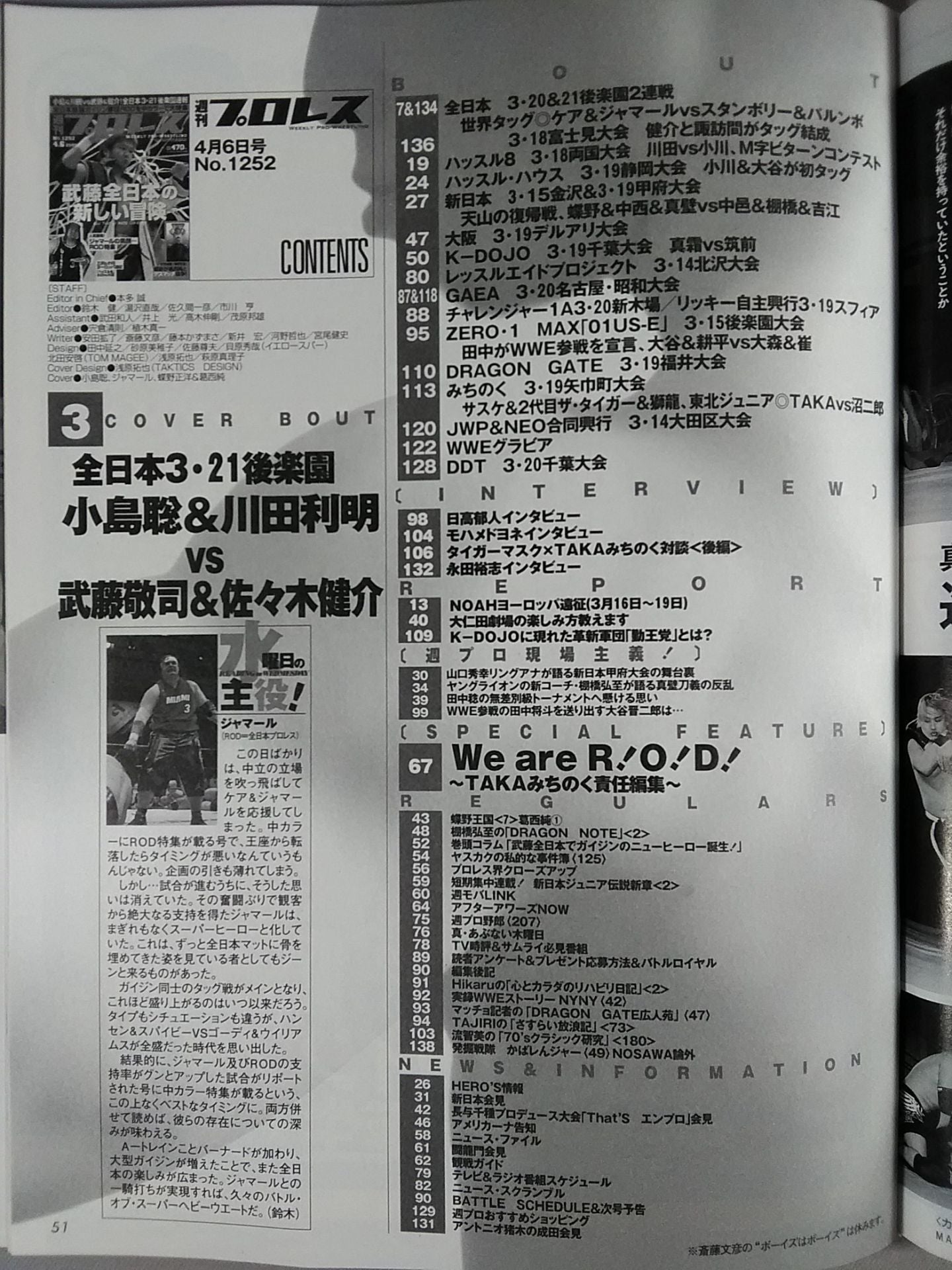 Weekly Pro Wrestling 1252