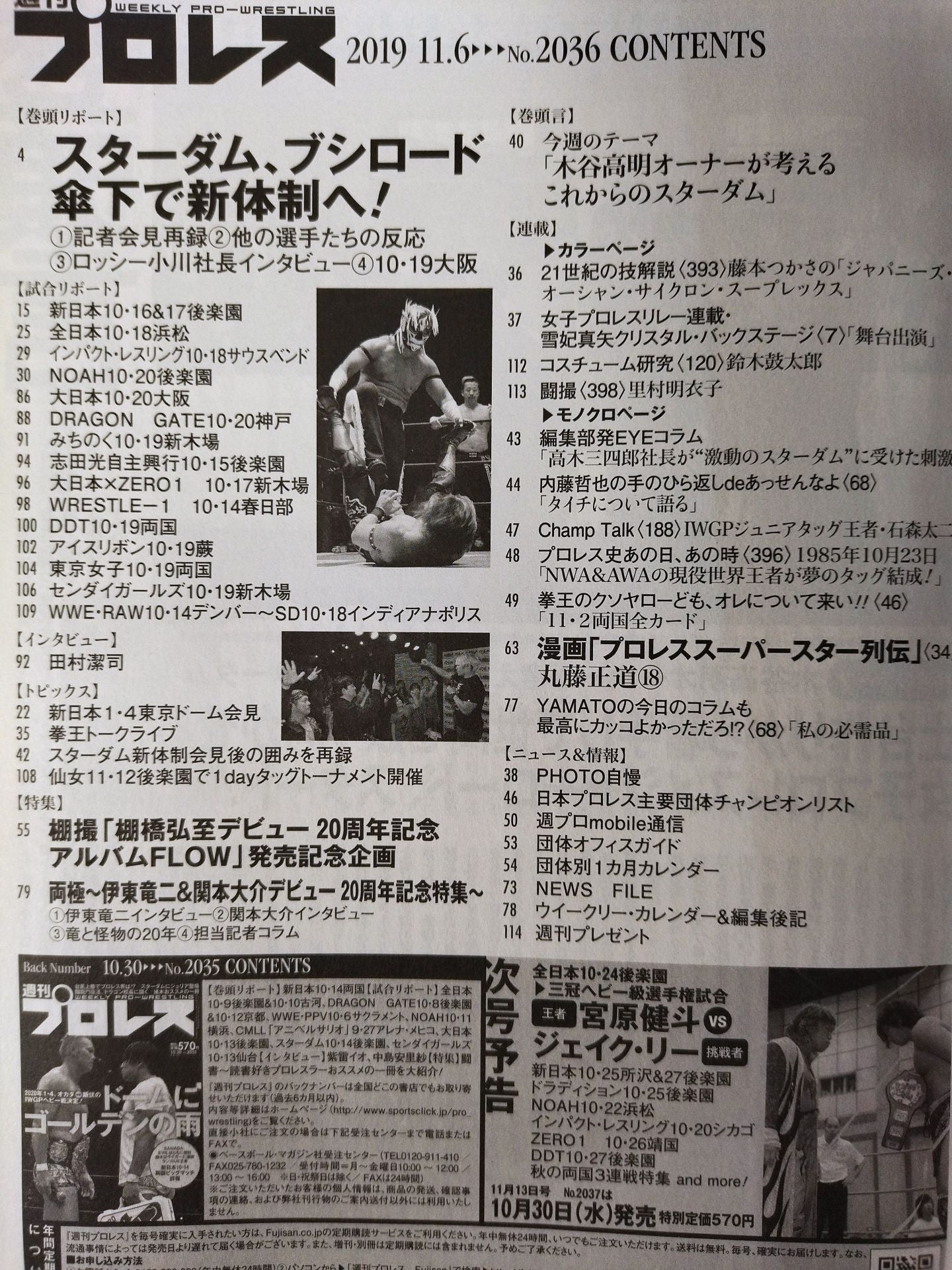 Weekly Pro Wrestling 2036