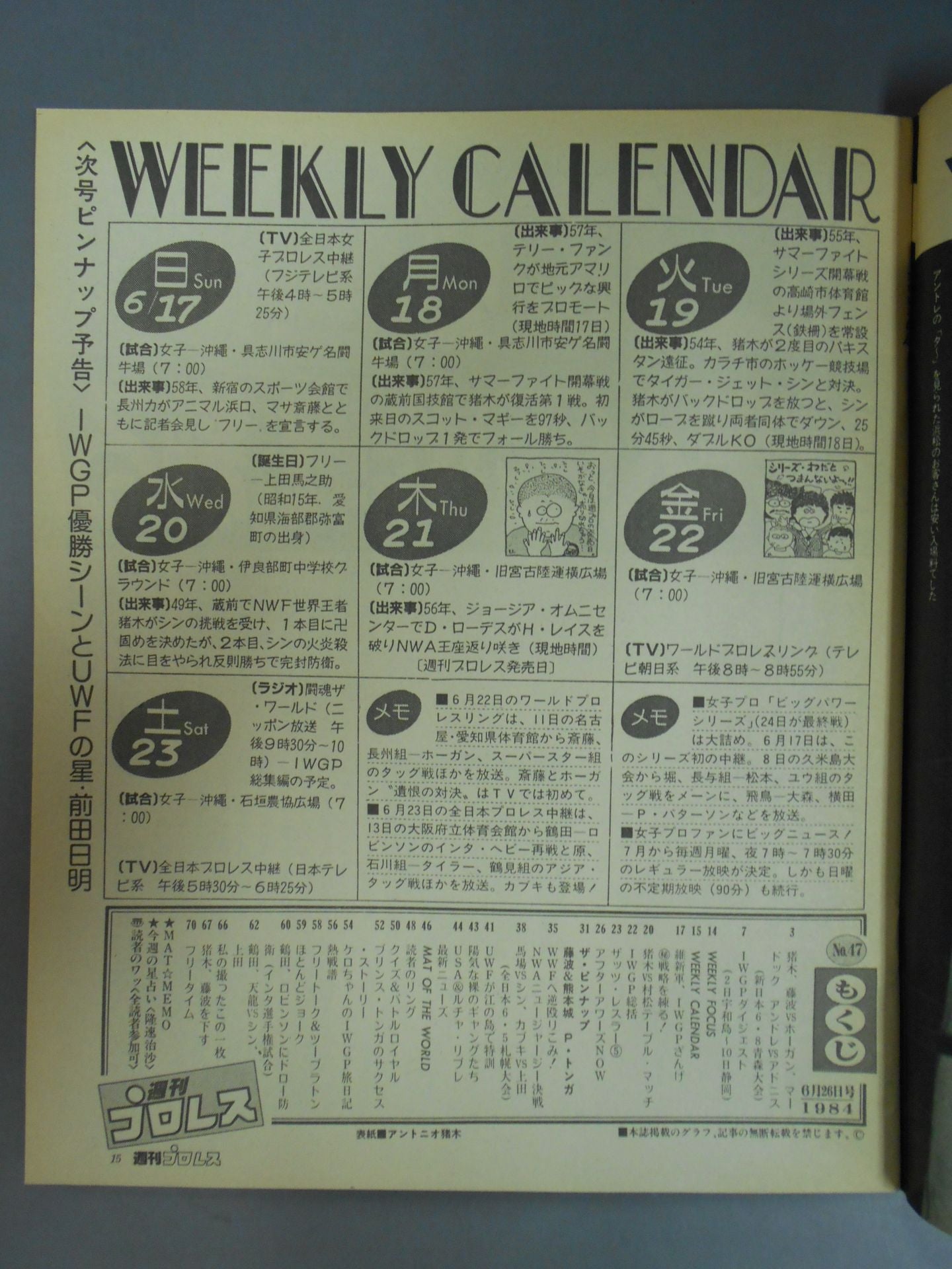 47 Weekly Pro Wrestling