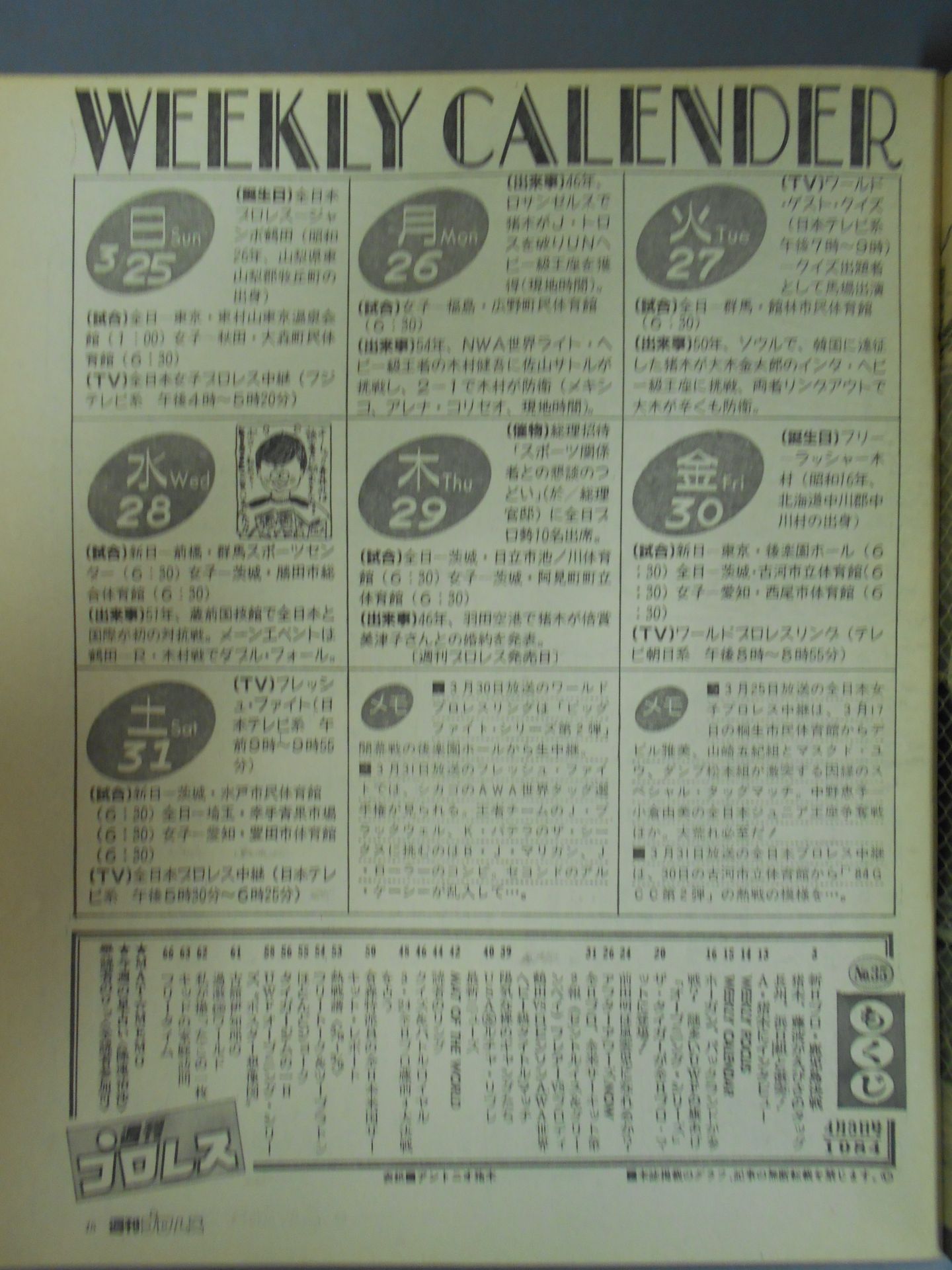 Weekly Pro Wrestling 35