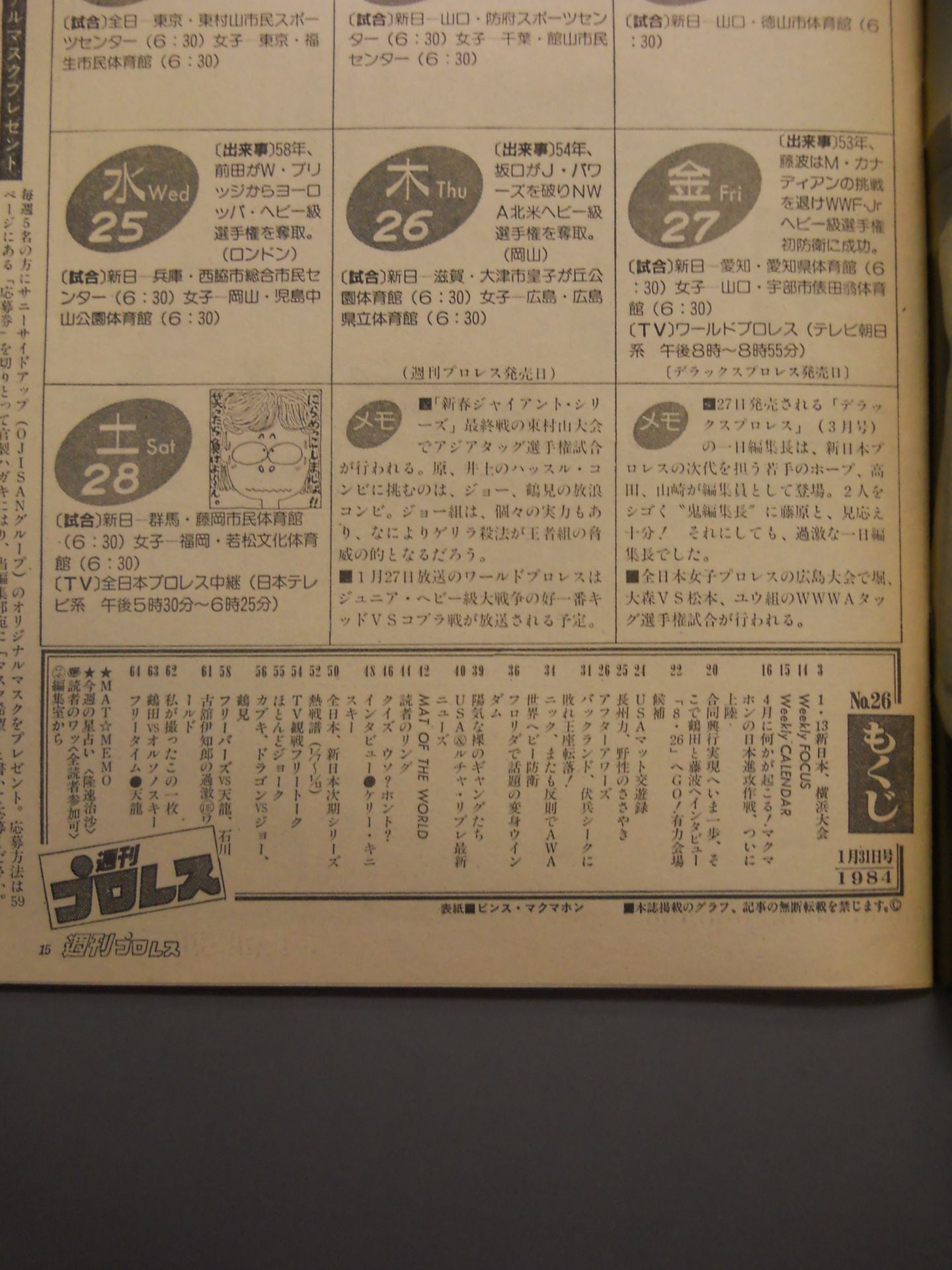 Weekly Pro Wrestling 26