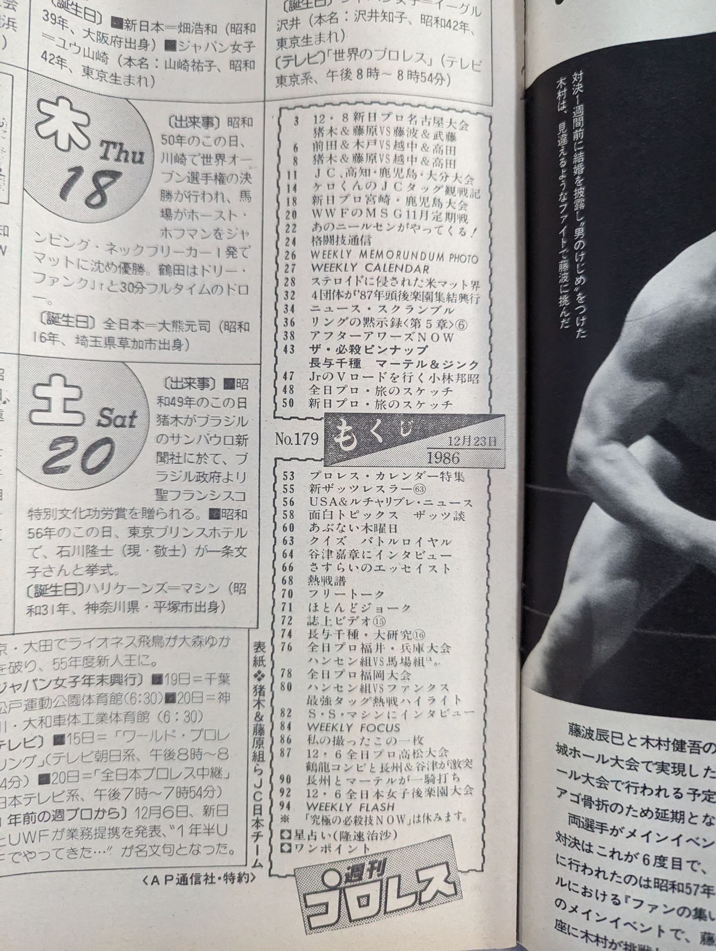 Weekly Pro Wrestling 179