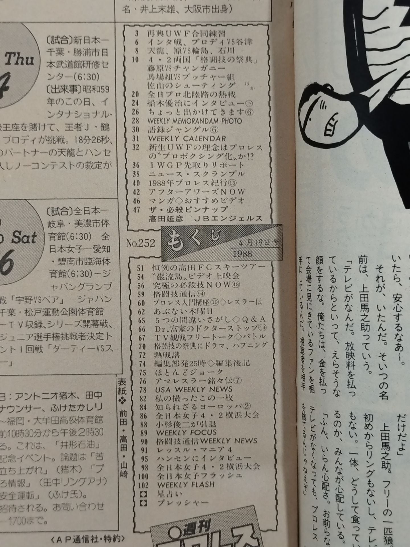 Weekly Pro Wrestling  252