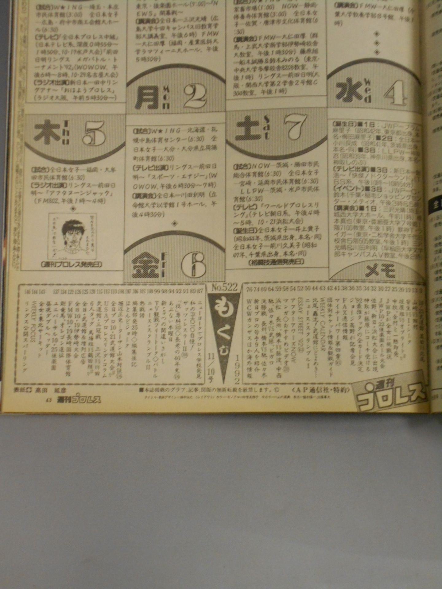 Weekly Pro Wrestling 522