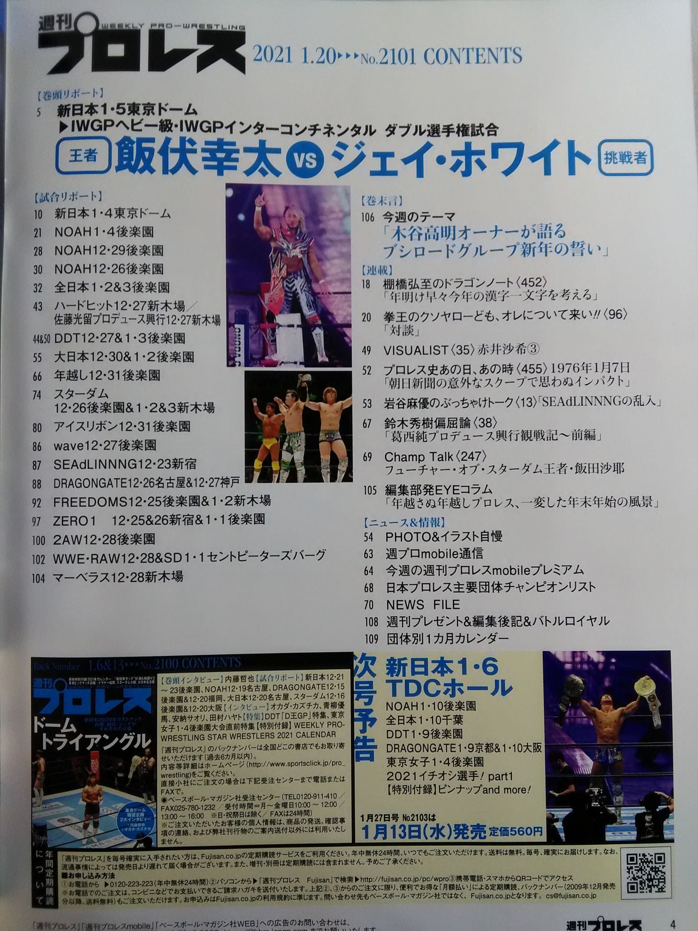 Weekly Pro Wrestling 2101