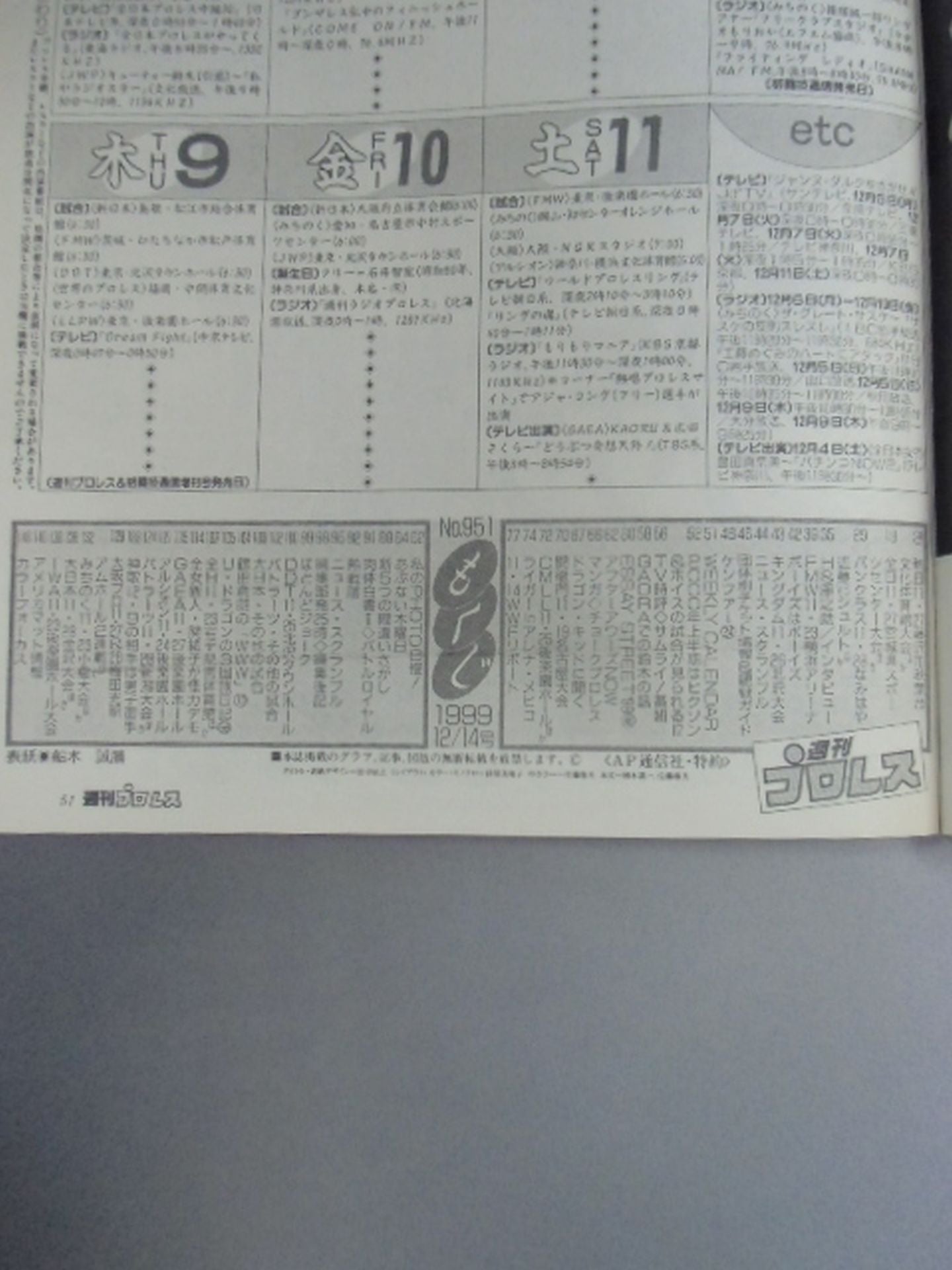 Weekly Pro Wrestling 951