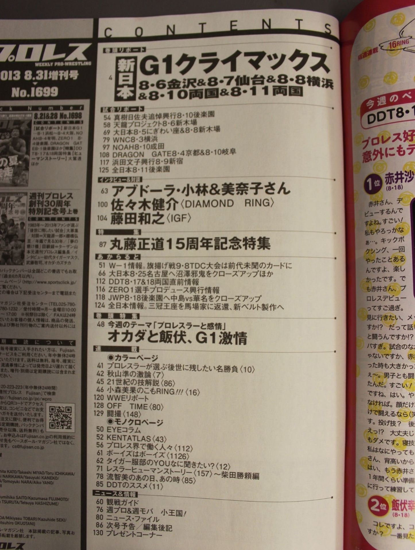 Weekly Pro Wrestling 1699