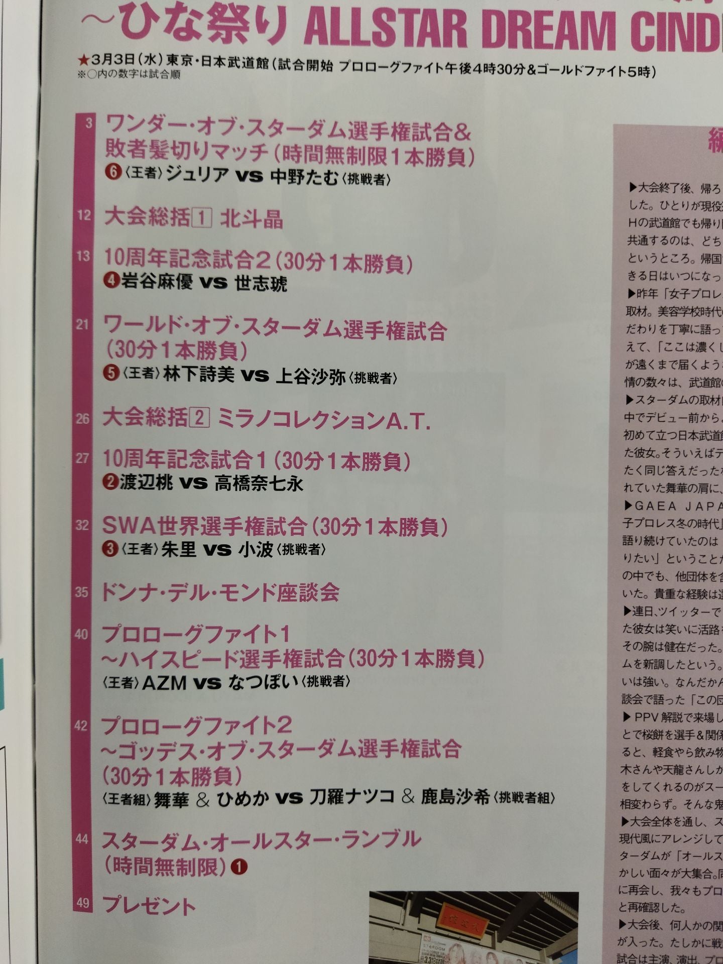 週刊プロレス2113