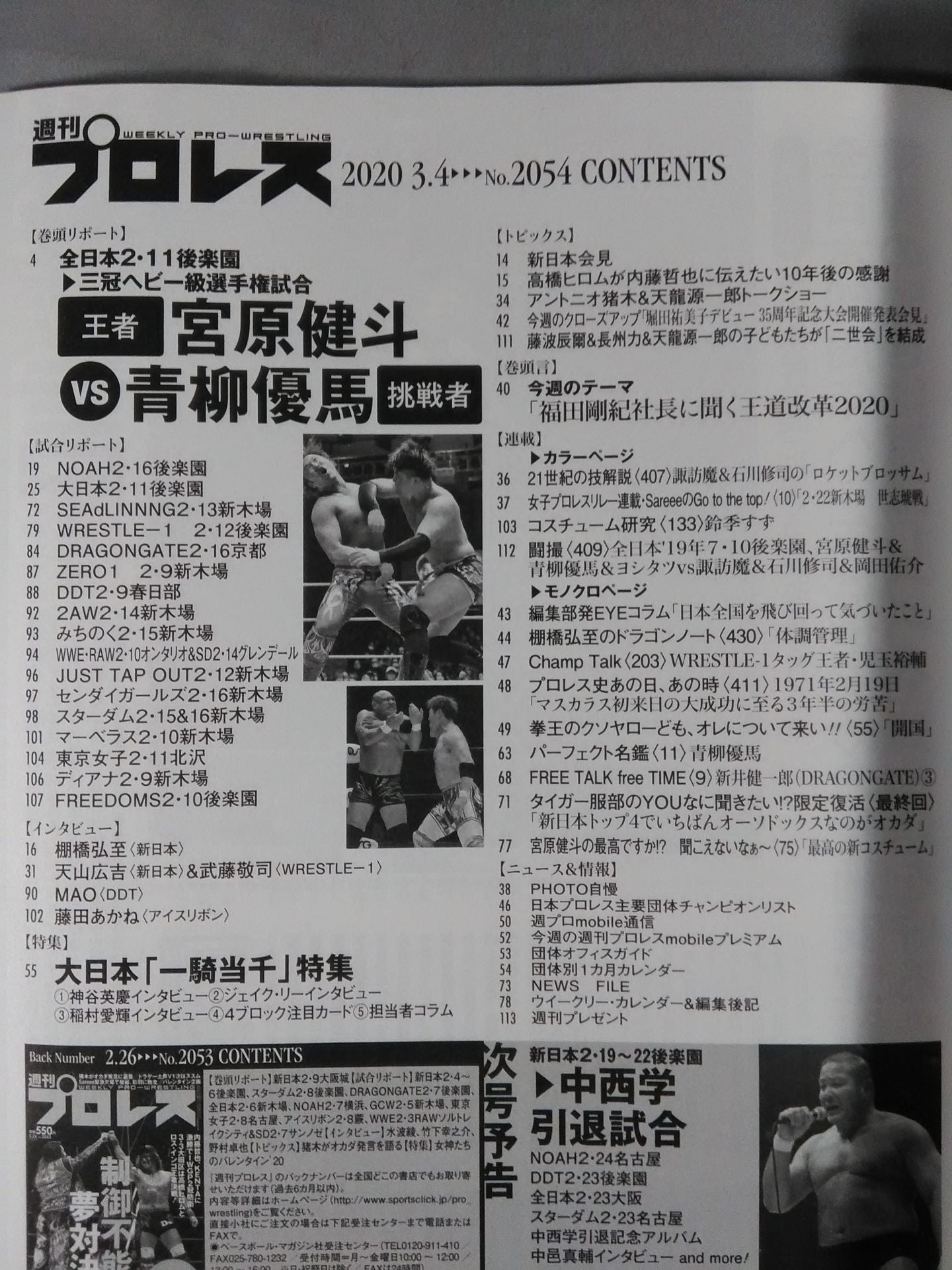 Weekly Pro Wrestling 2054