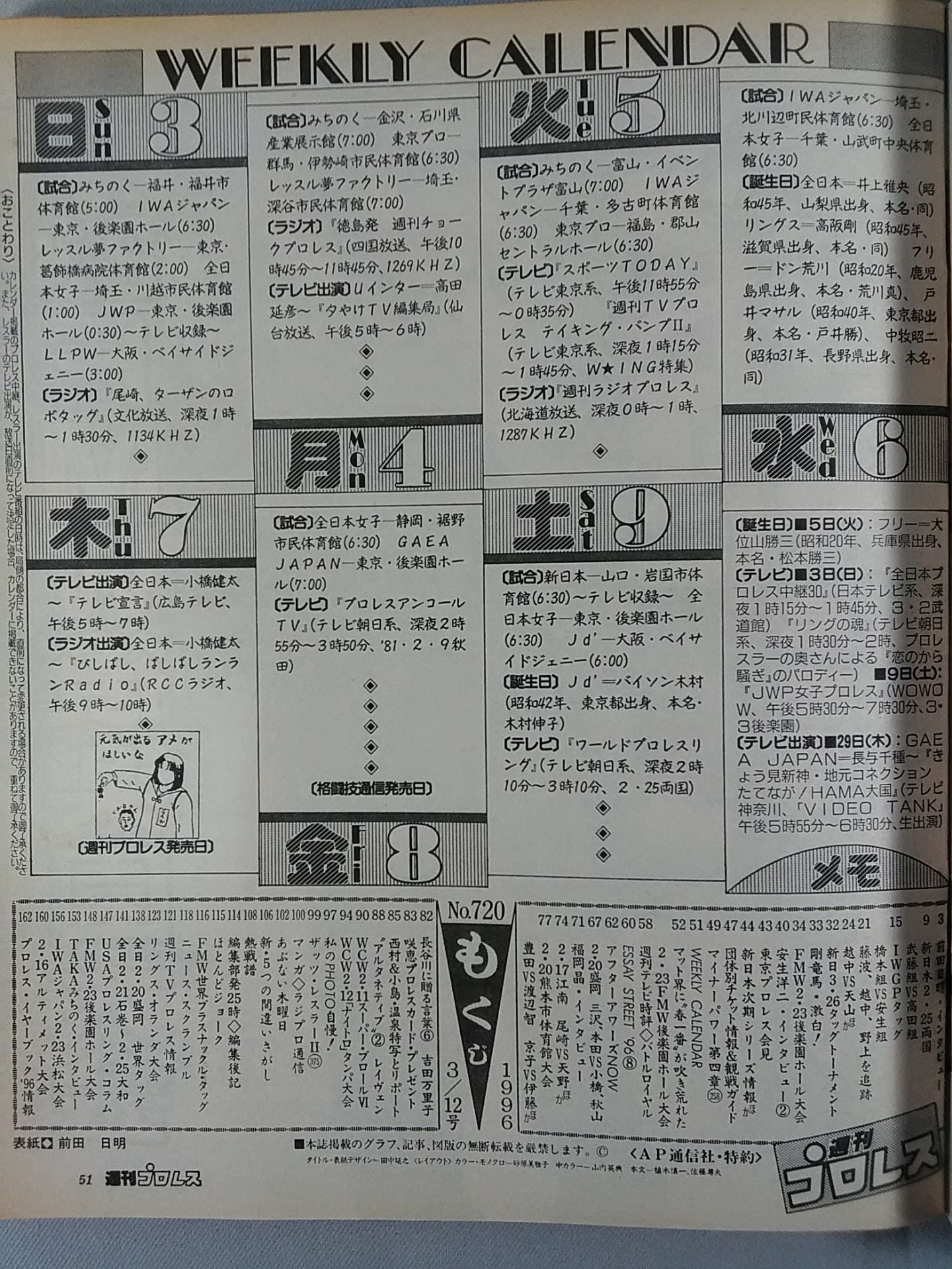 Weekly Pro Wrestling 720