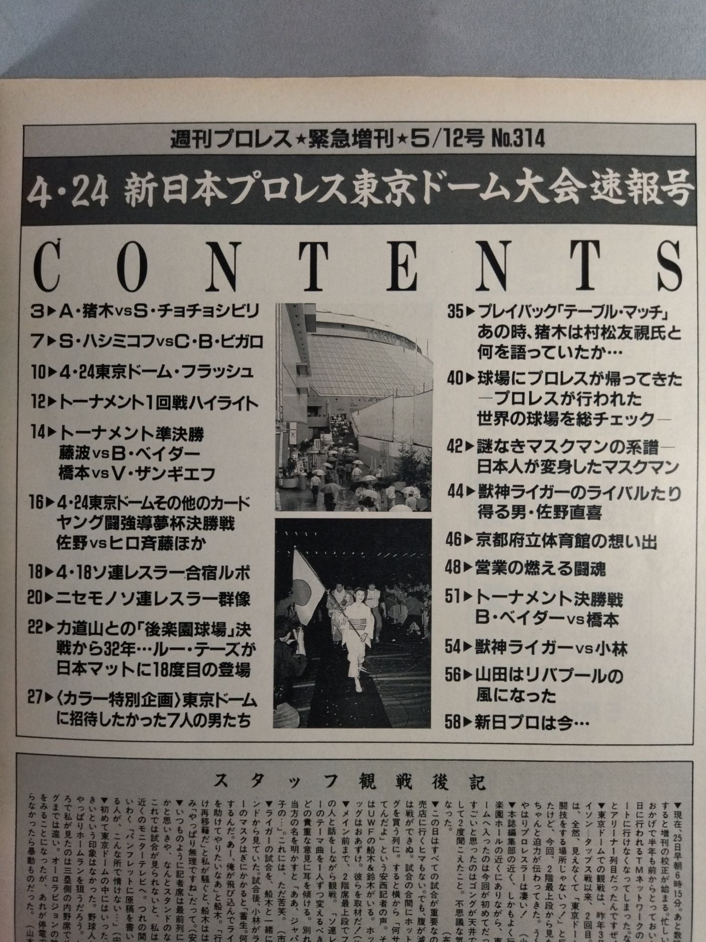 Weekly Pro Wrestling 314