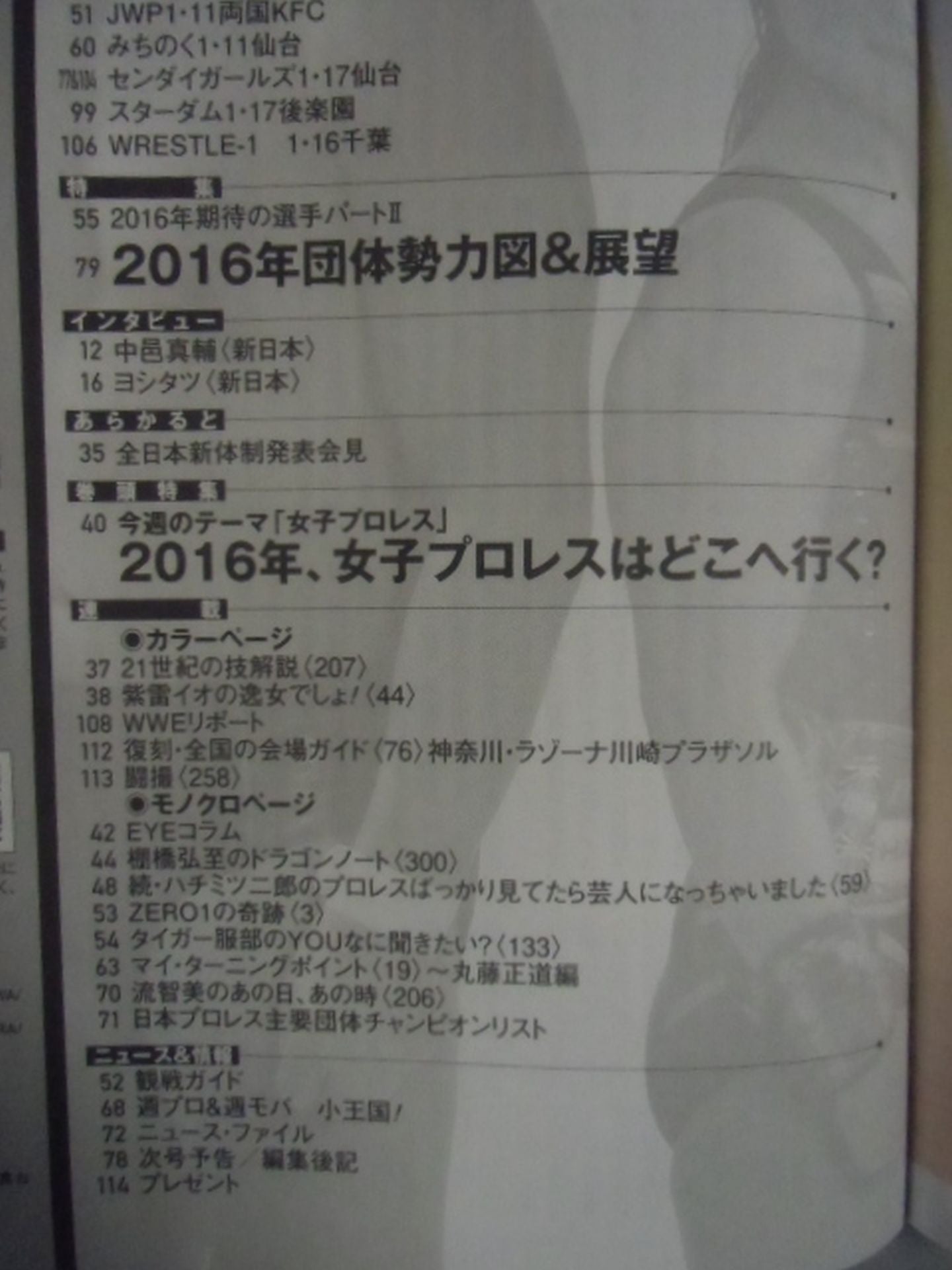 週刊プロレス1832