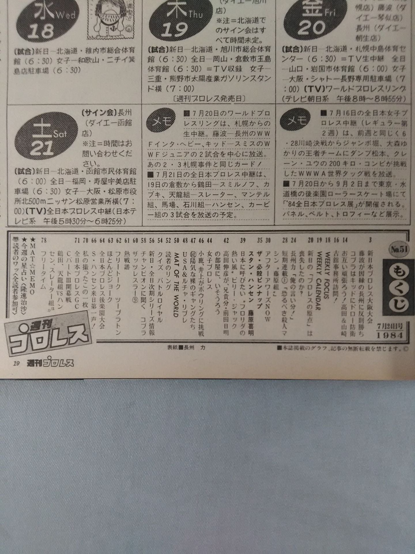 Weekly Pro Wrestling 51