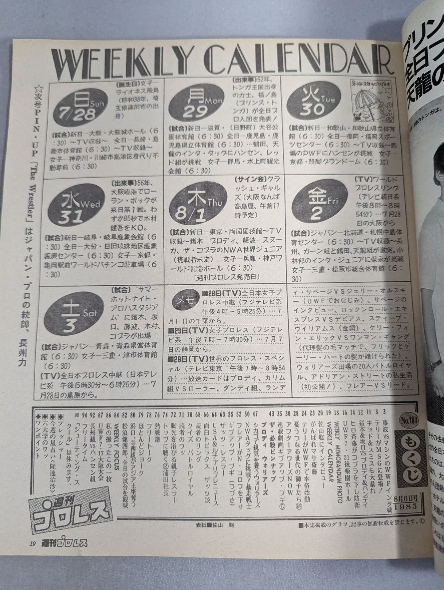 Weekly Pro Wrestling  104
