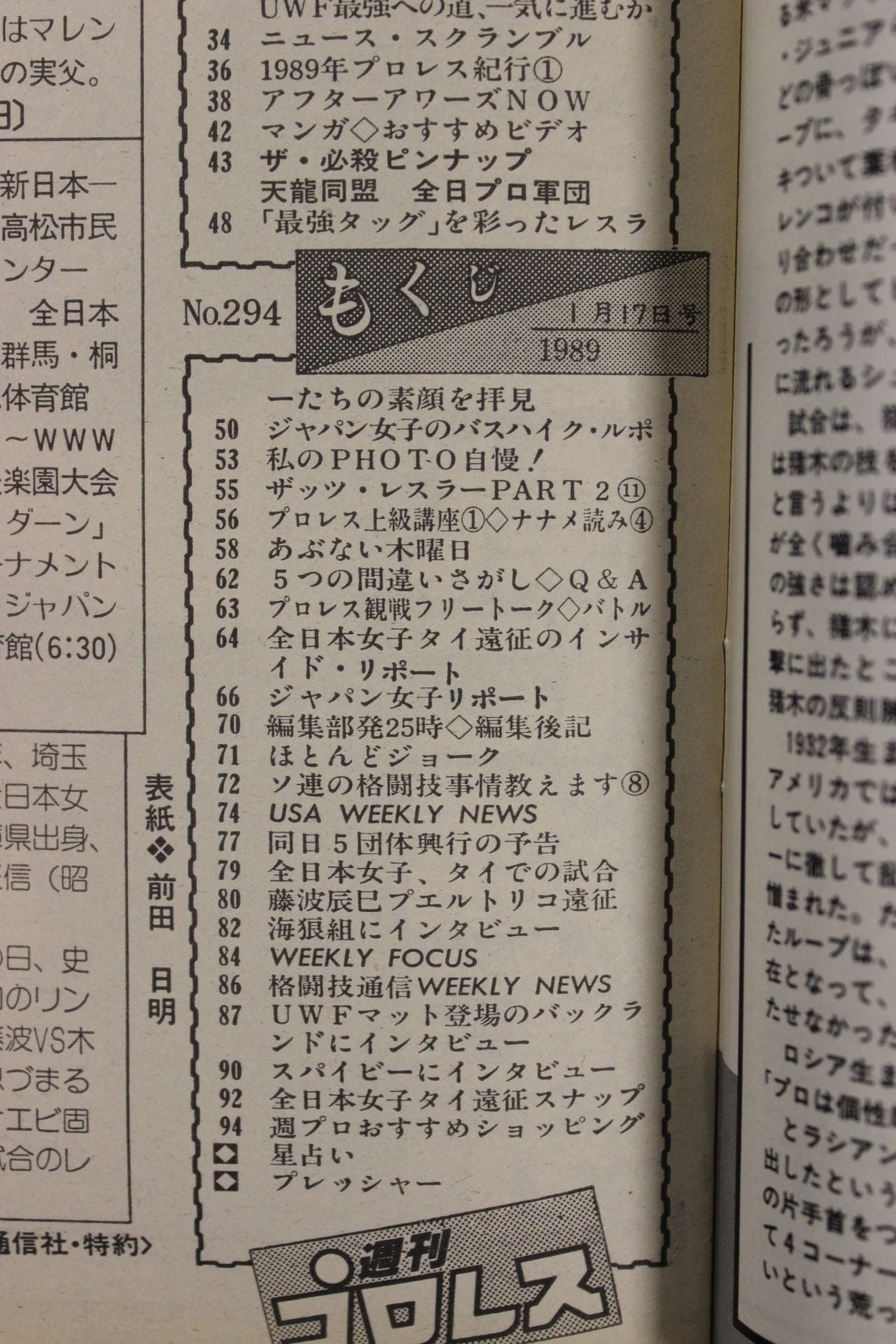 Weekly Pro Wrestling 294