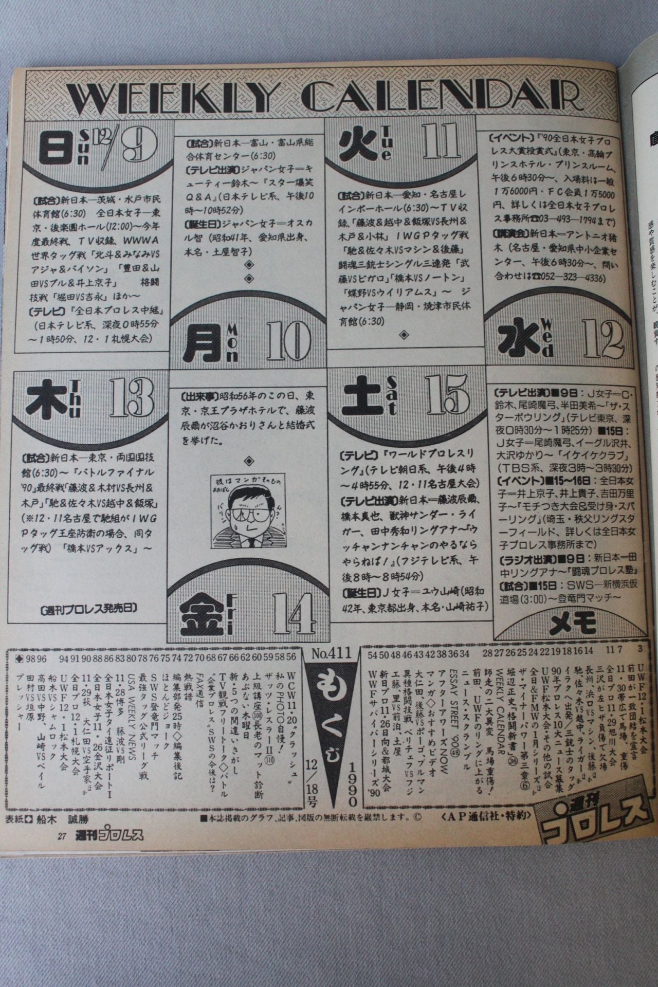 Weekly Pro Wrestling 411