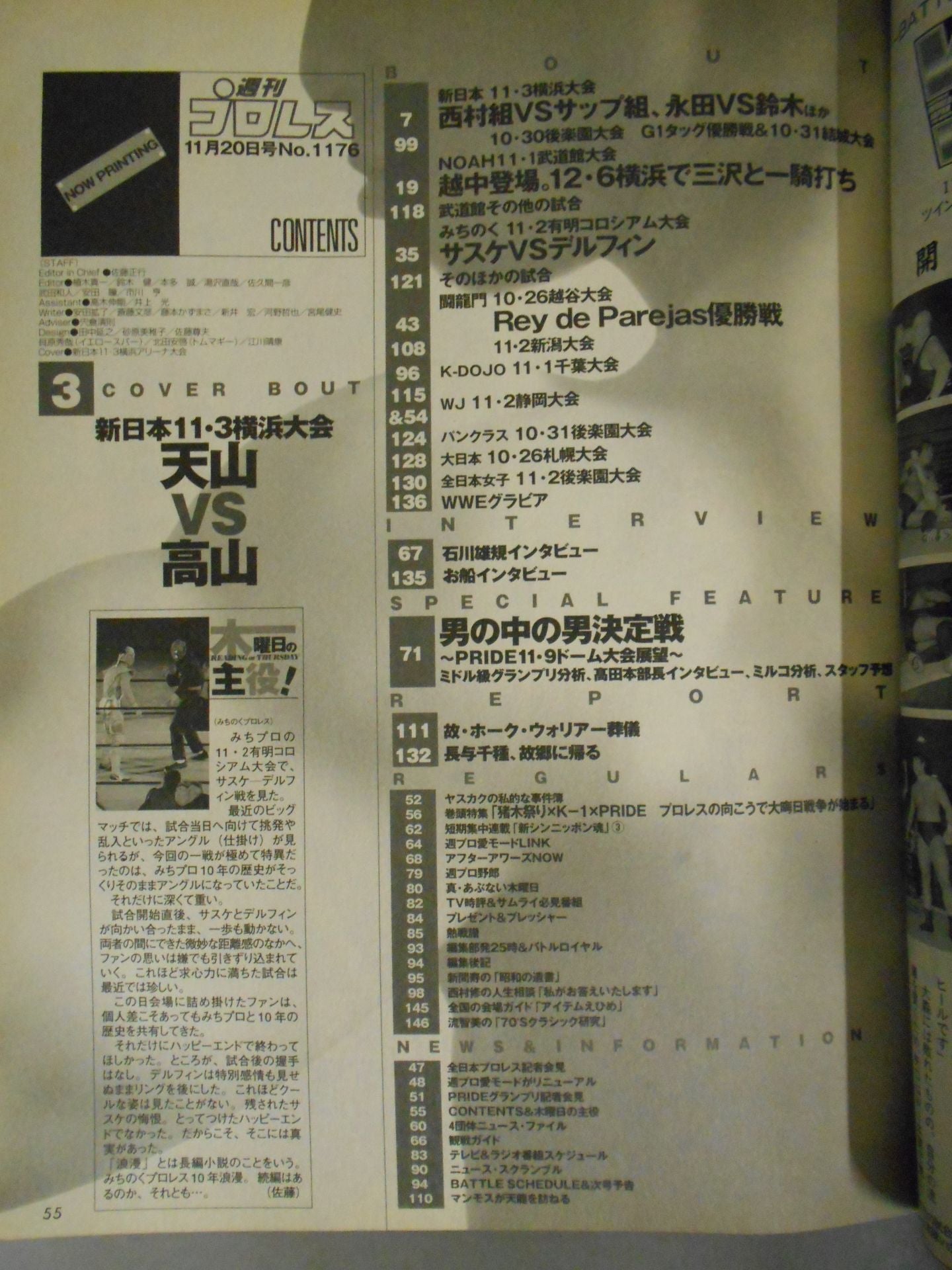 Weekly Pro Wrestling 1176