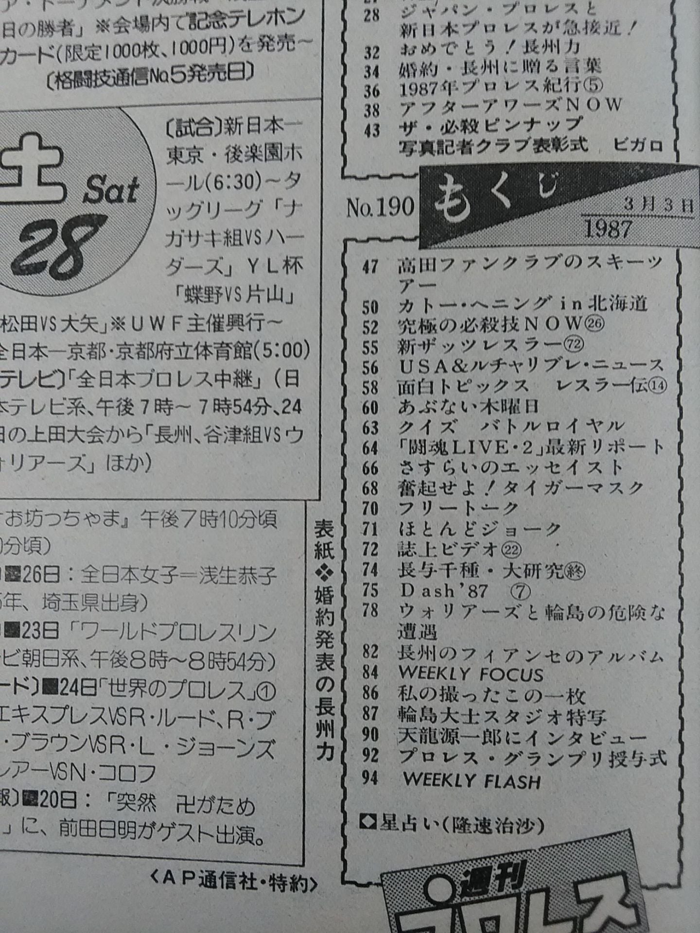 Weekly Pro Wrestling 190