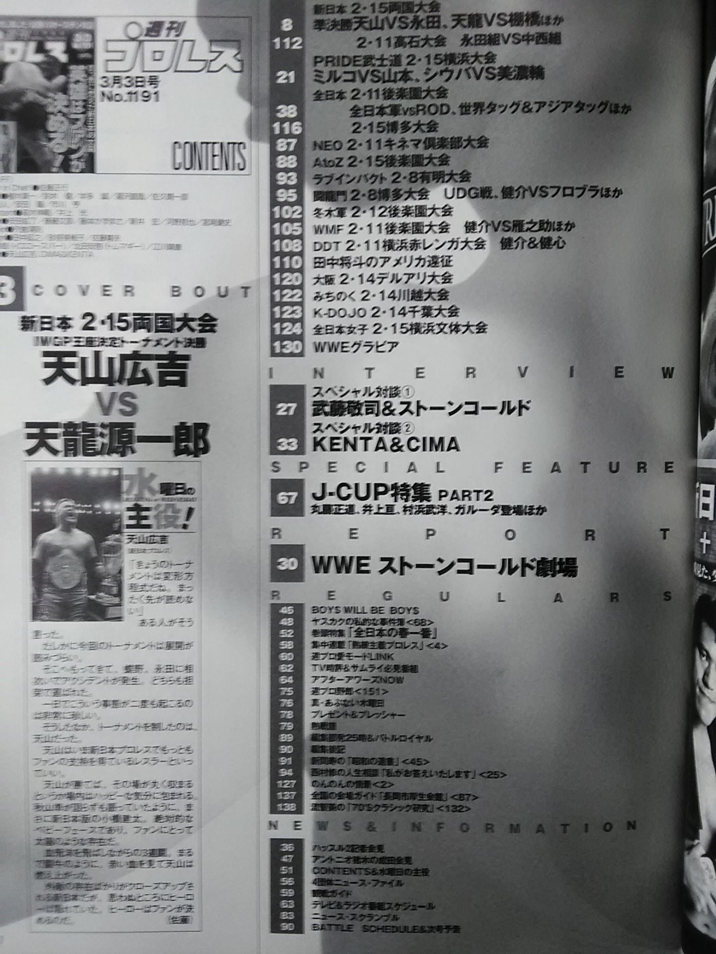 週刊プロレス1191