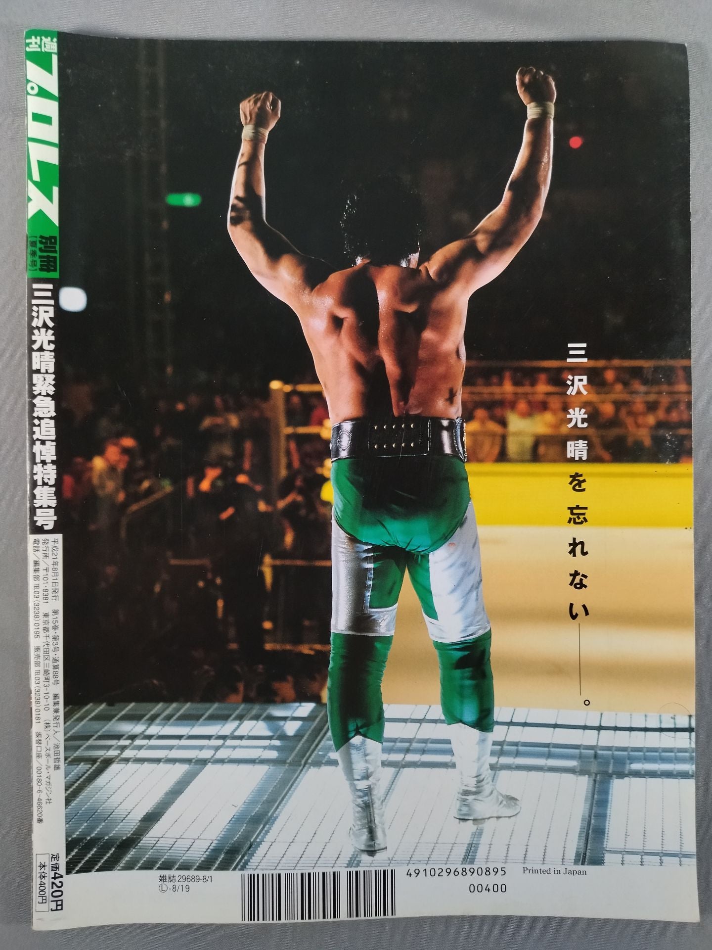 Weekly Pro Wrestling Appendix 88 " Mitsuharu Misawa Emergency Memorial Special Issue"