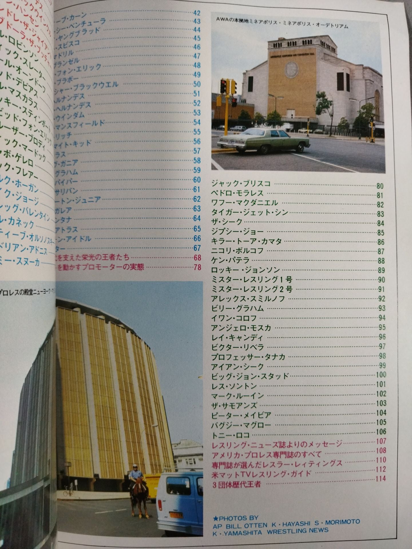 週刊プロレス別冊2 THE DIRECTORY of TOP WRESTLER 81