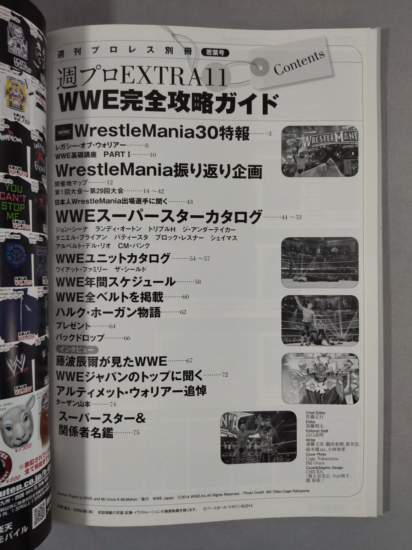 週刊プロレス別冊110 WWE完全攻略ガイド