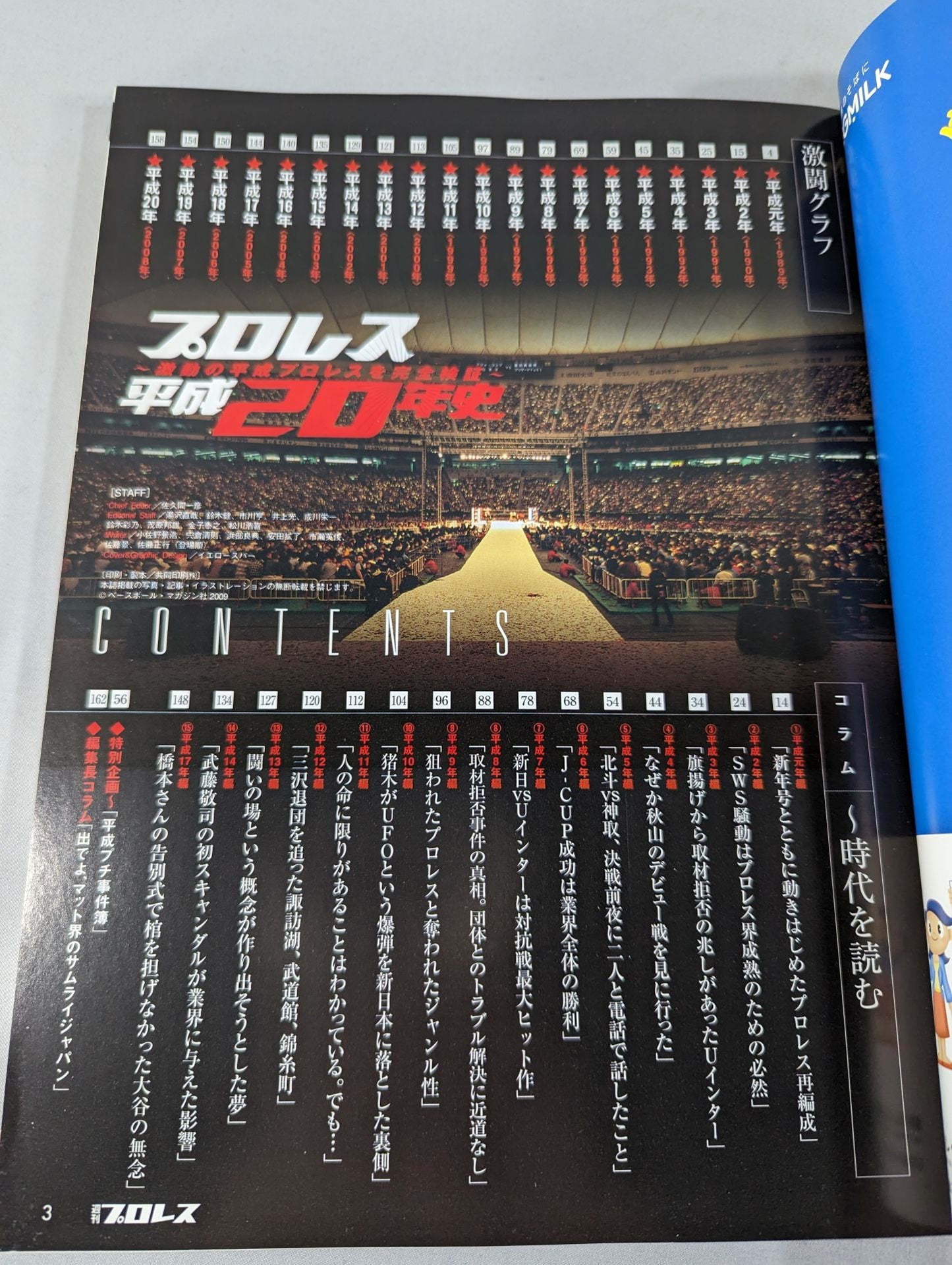 Weekly Pro Wrestling Appendix 87 History of Pro Wrestling Heisei 20