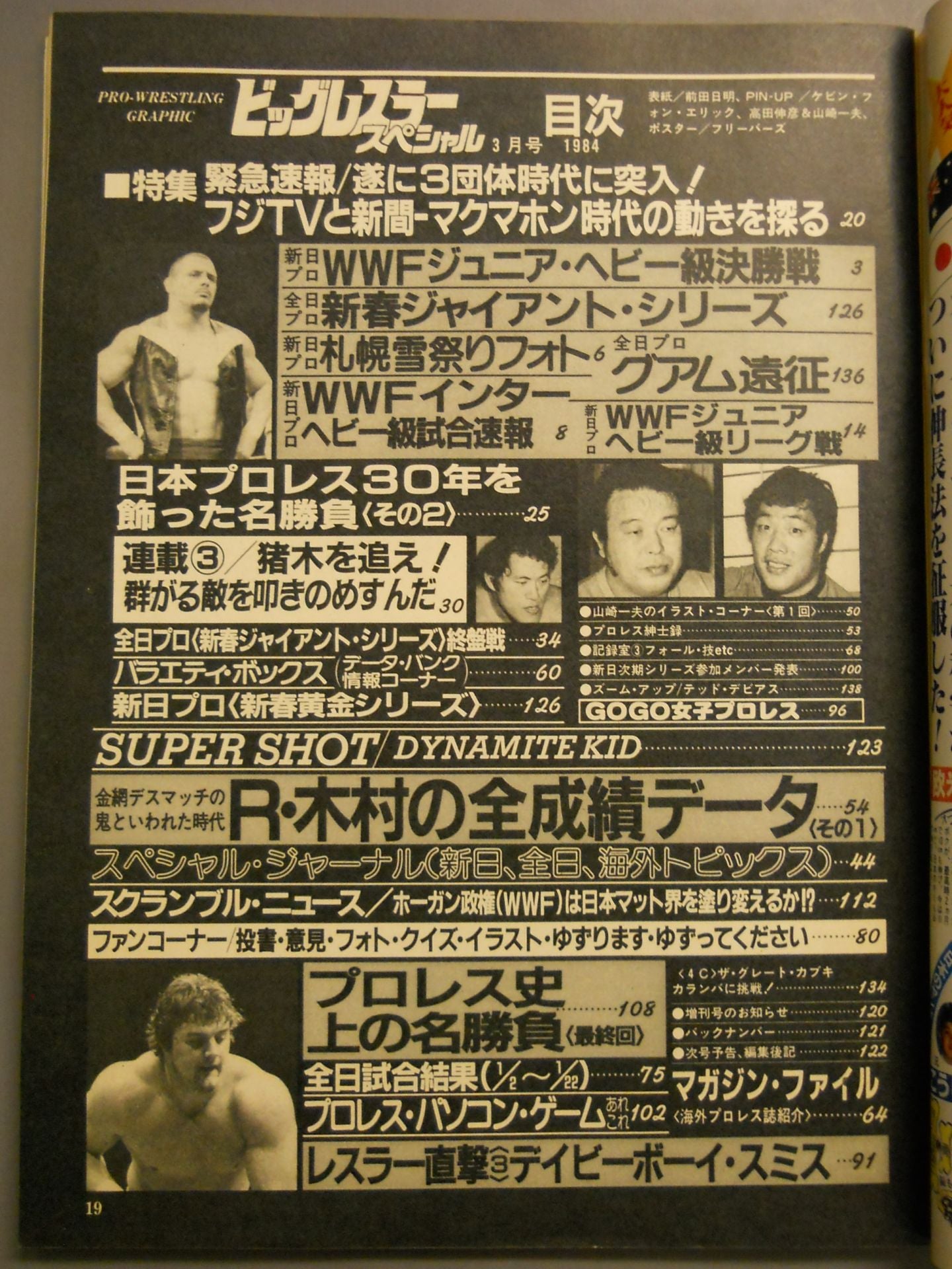 Monthly Big Wrestler March 1984 Special Issue