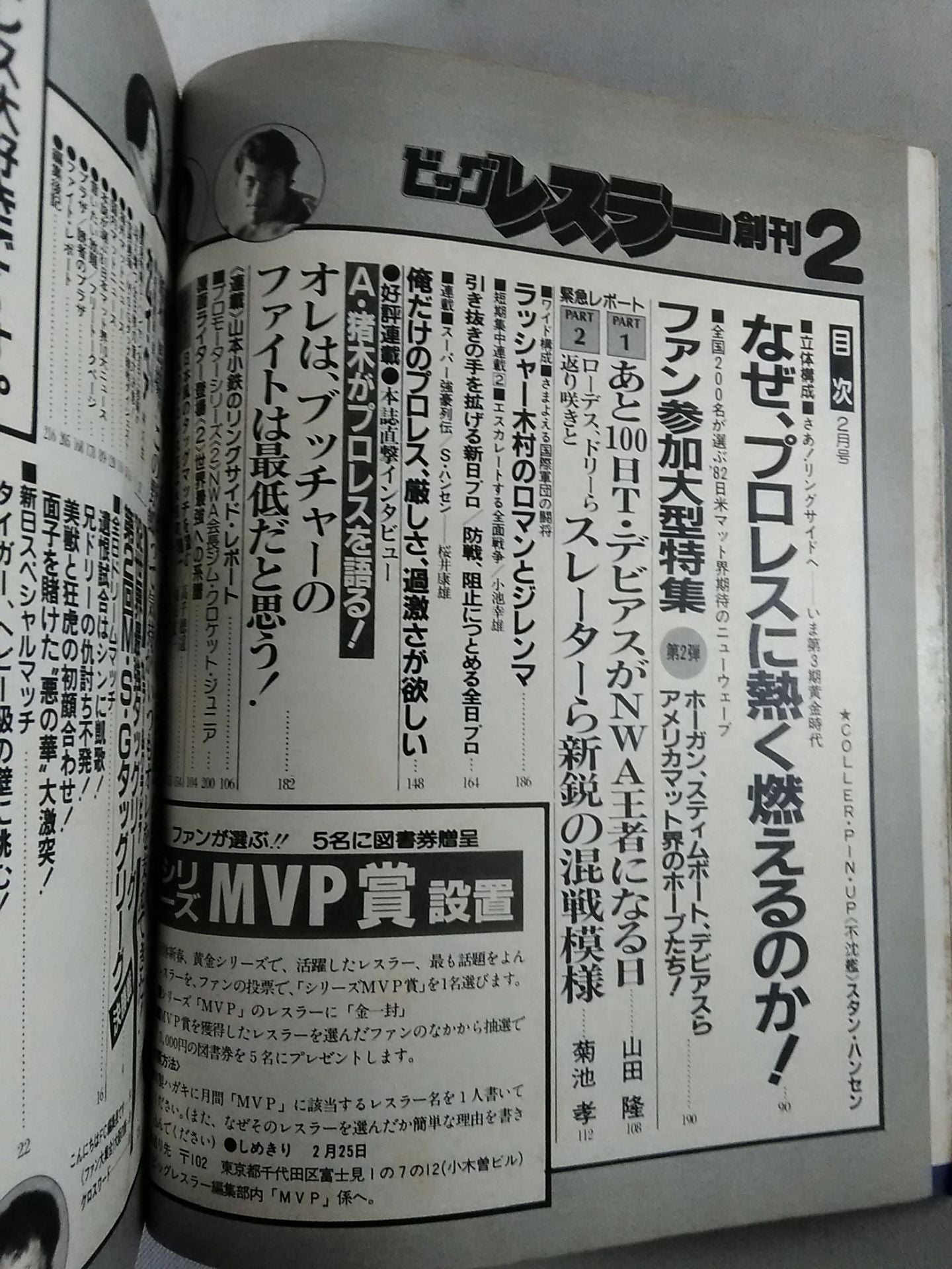 月刊ビッグレスラー 1982年2月号