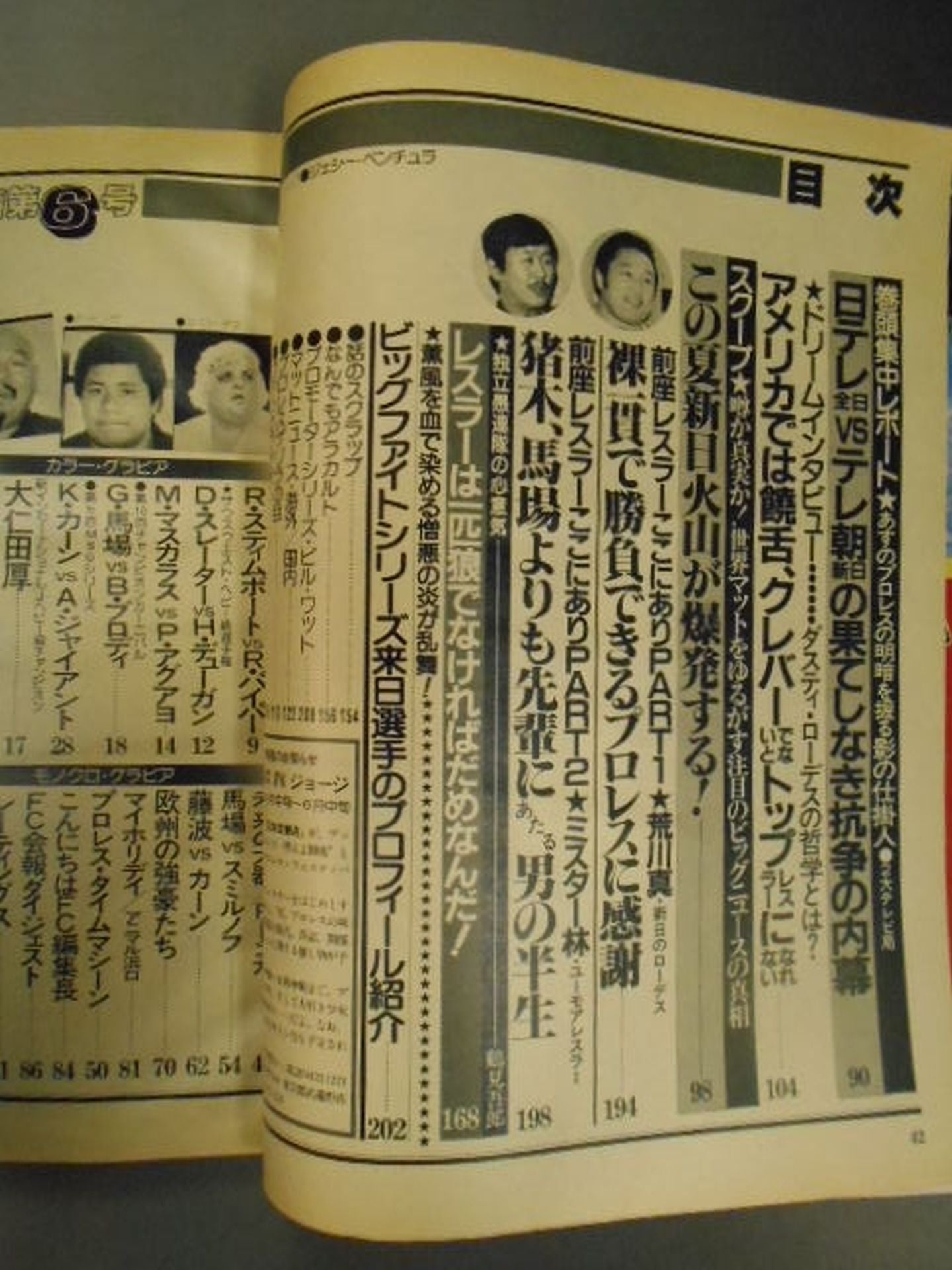 月刊ビッグレスラー 1982年06月号