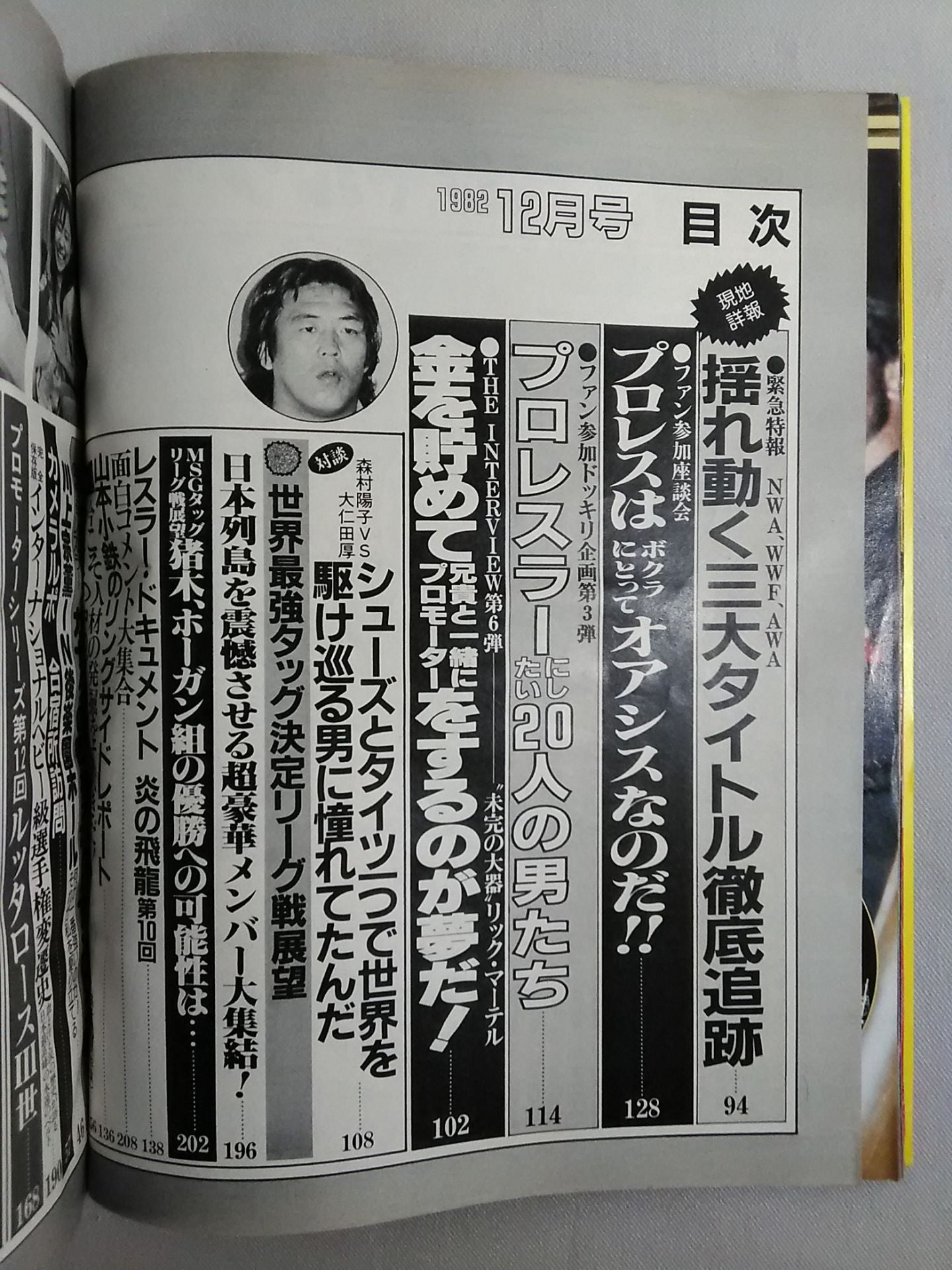 月刊ビッグレスラー 1982年12月号
