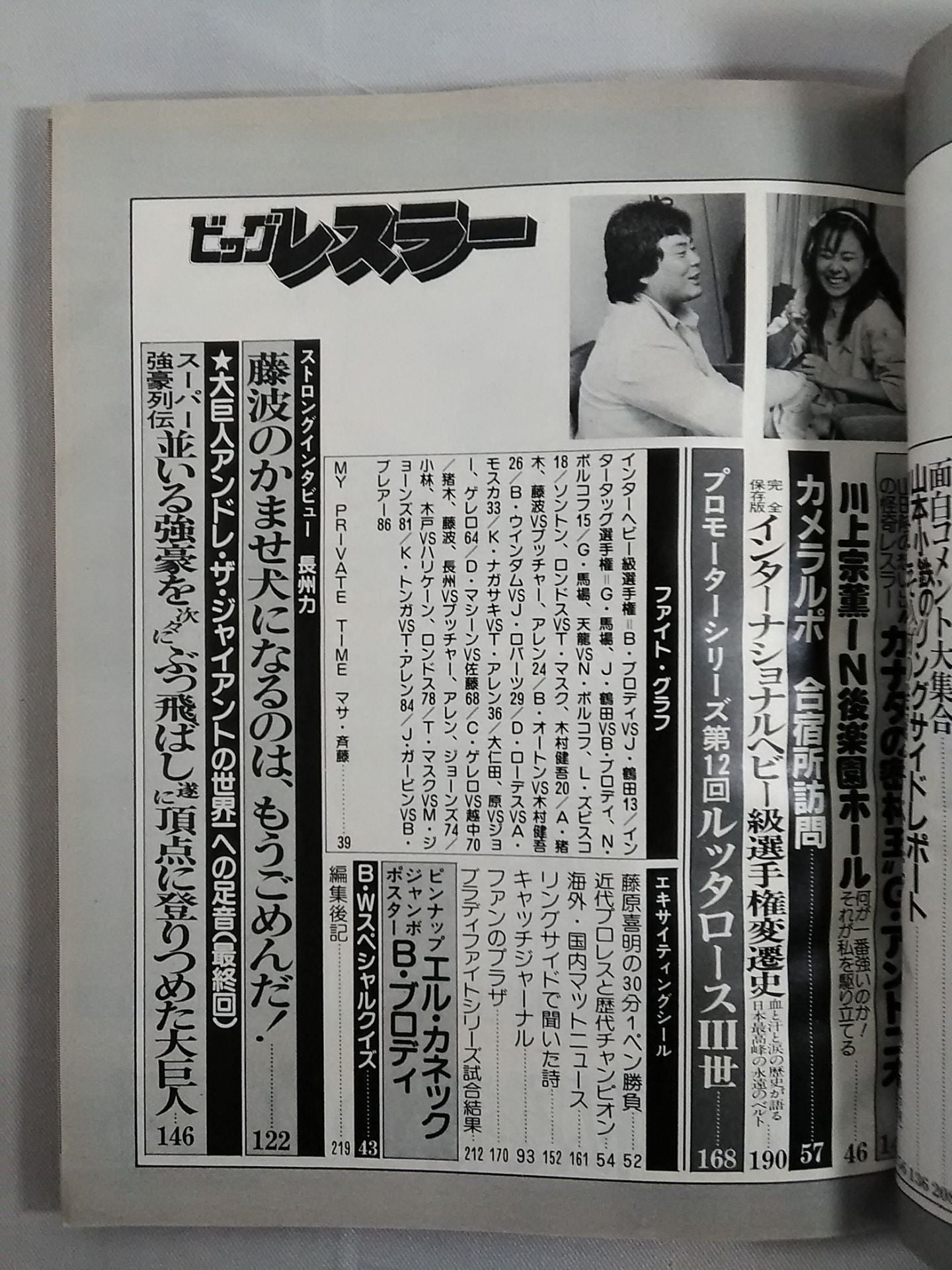 月刊ビッグレスラー 1982年12月号