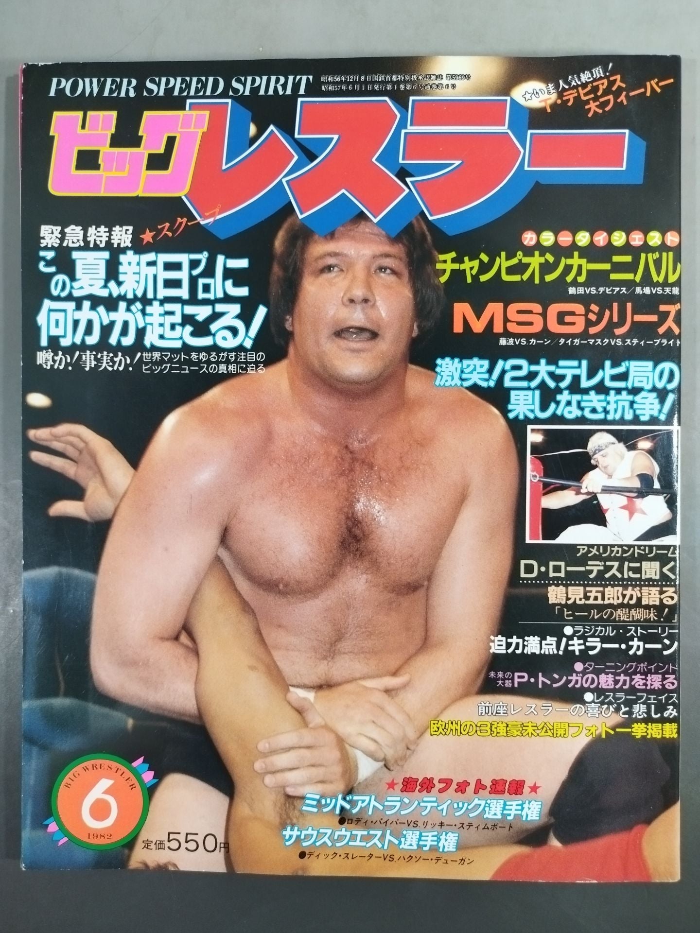 月刊ビッグレスラー 1982年6月号