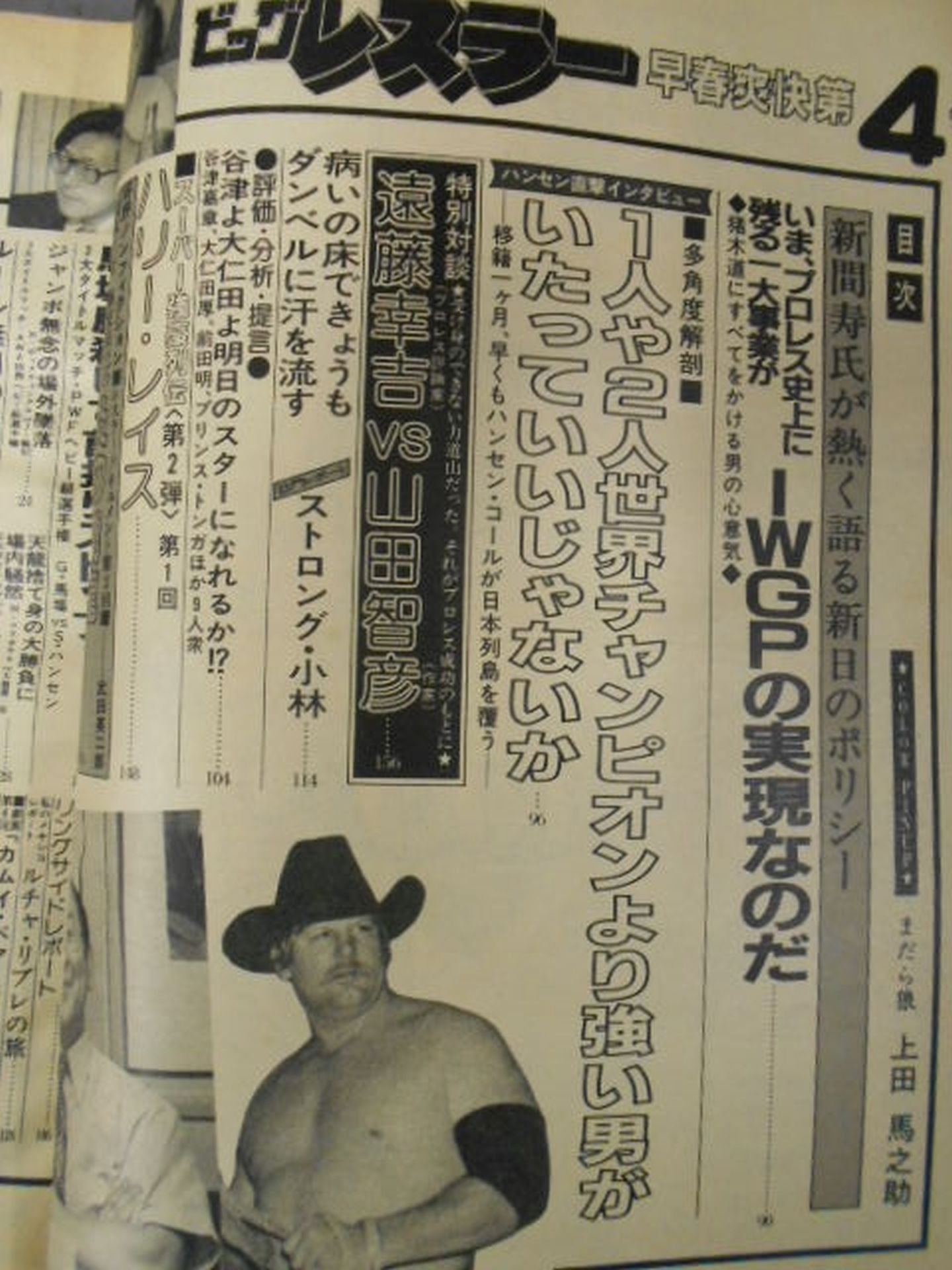 月刊ビッグレスラー 1982年4月号