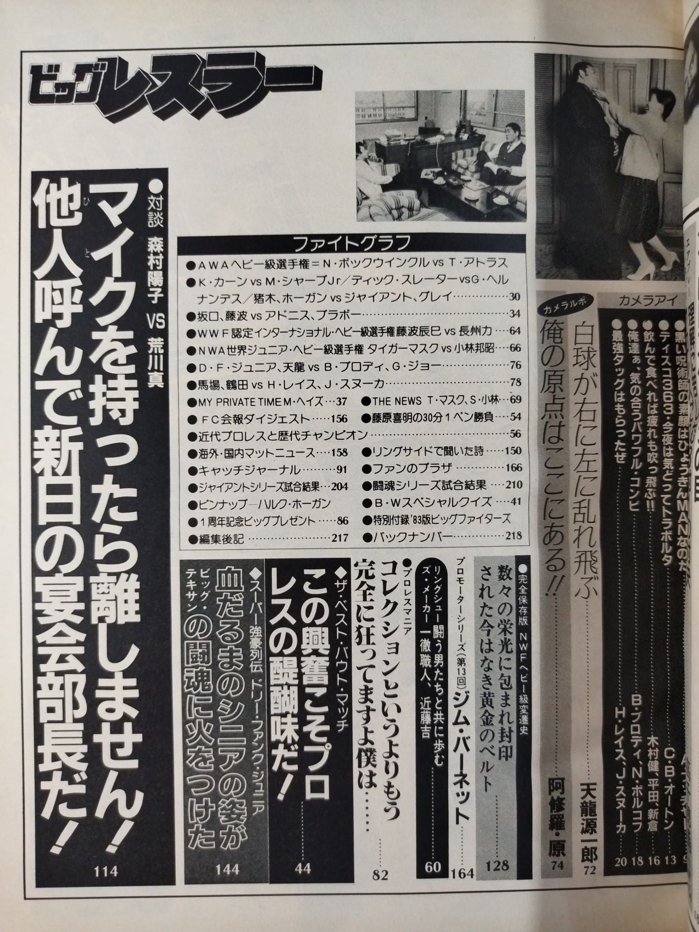 月刊ビッグレスラー 1983年1月号