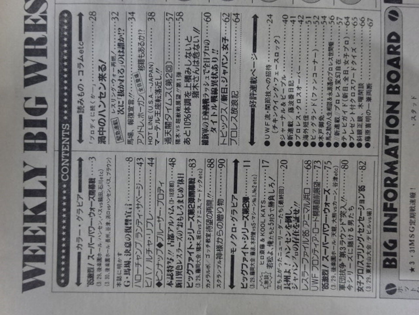 週刊ビッグレスラー31