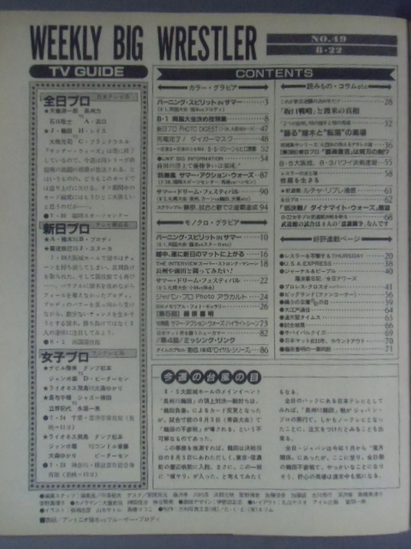 週刊ビッグレスラー49