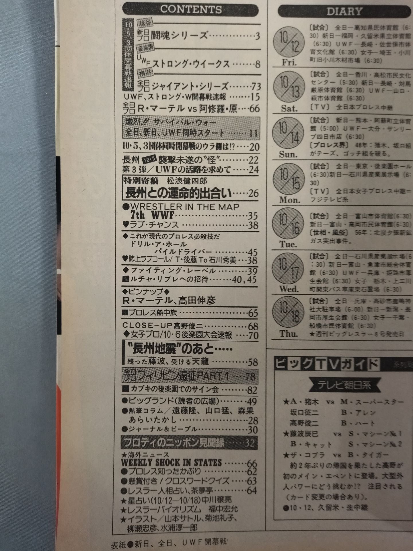 週刊ビッグレスラー7