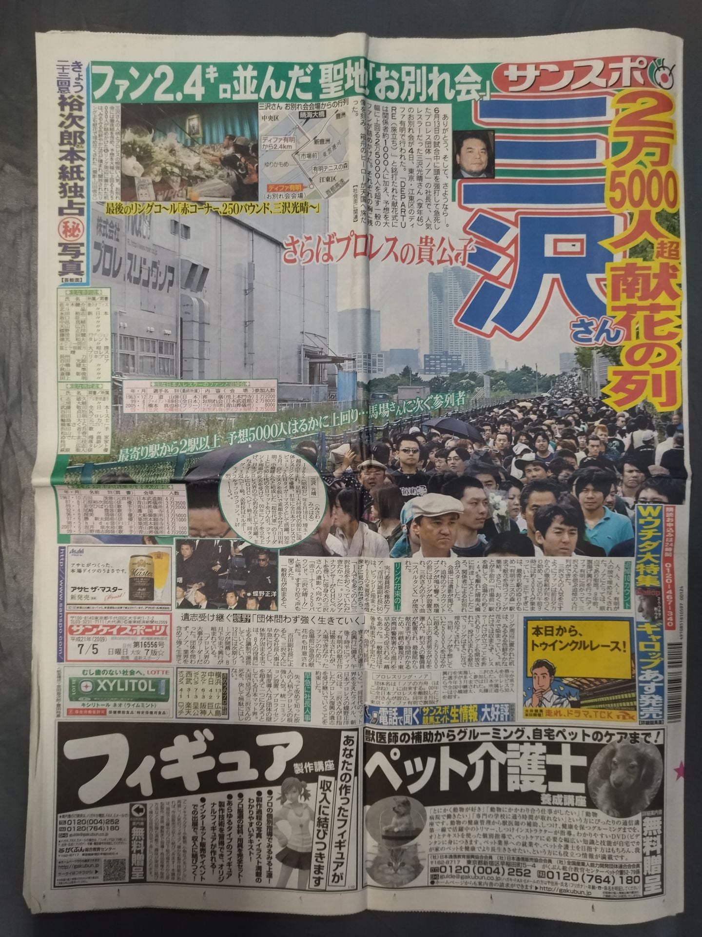サンケイスポーツ 2009年7月5日号