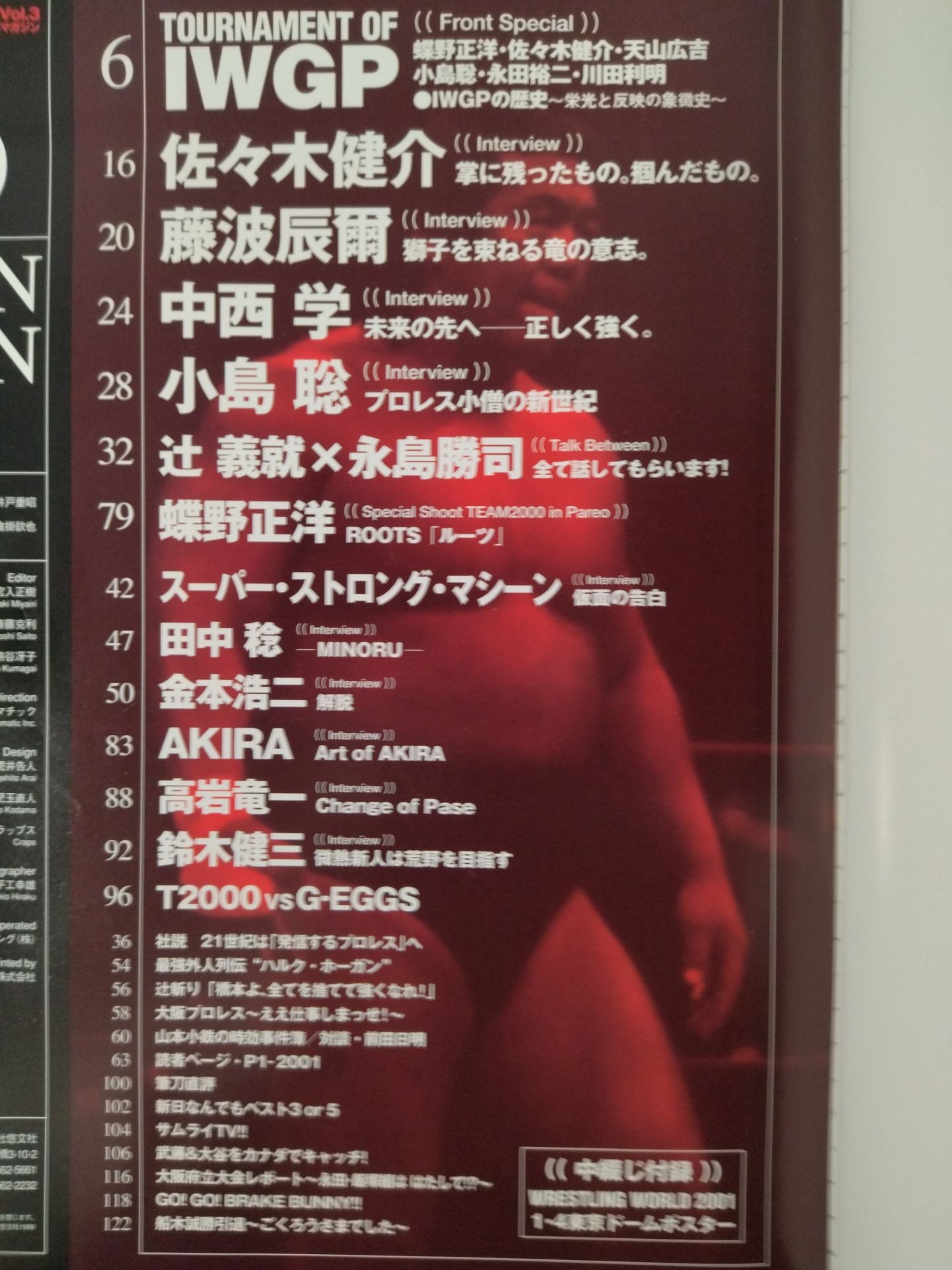 STRONG STYLE 2001年01月号