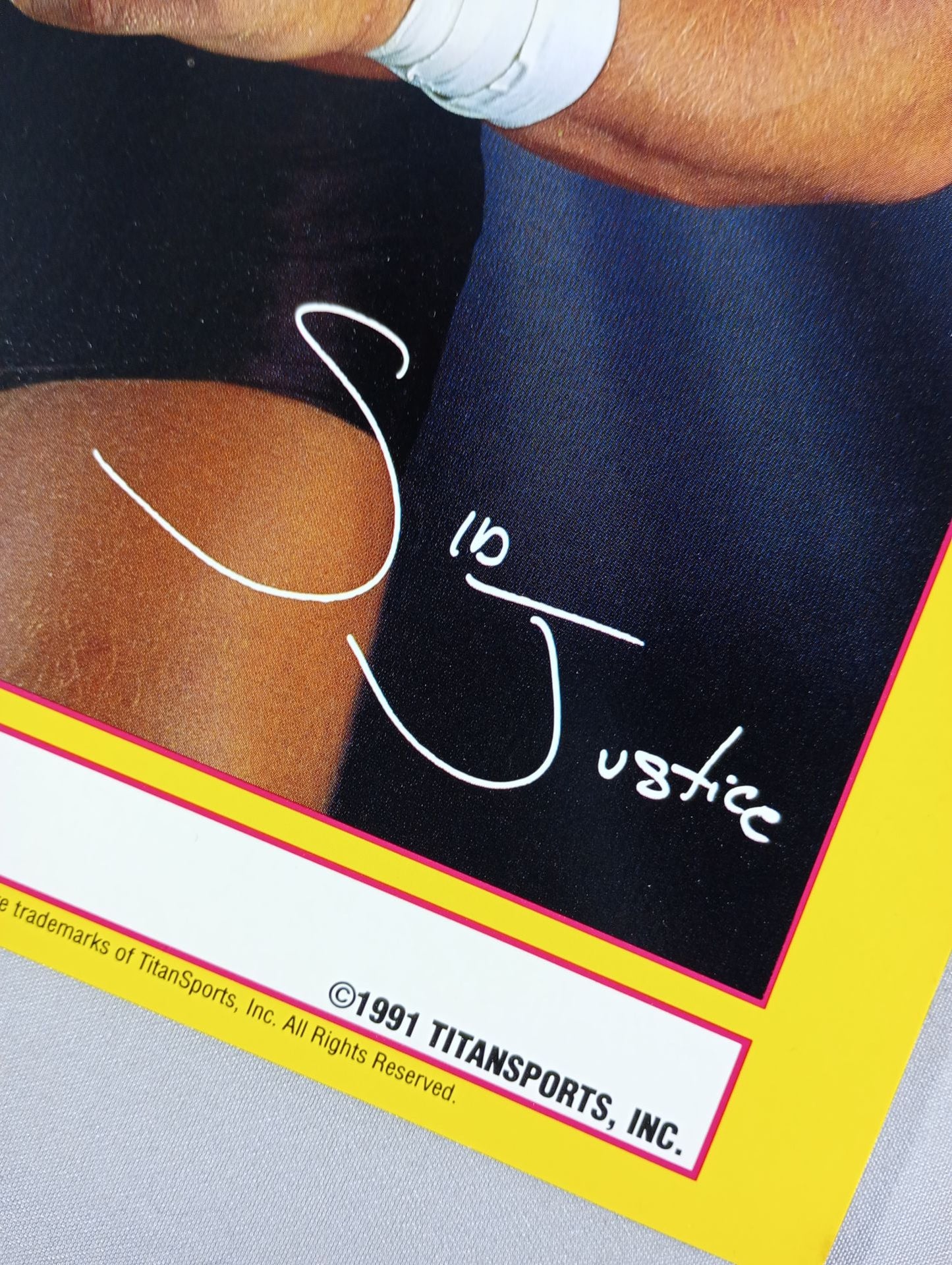 ★WWF★ シッド・ジャスティス 公式ポートレート(1991)