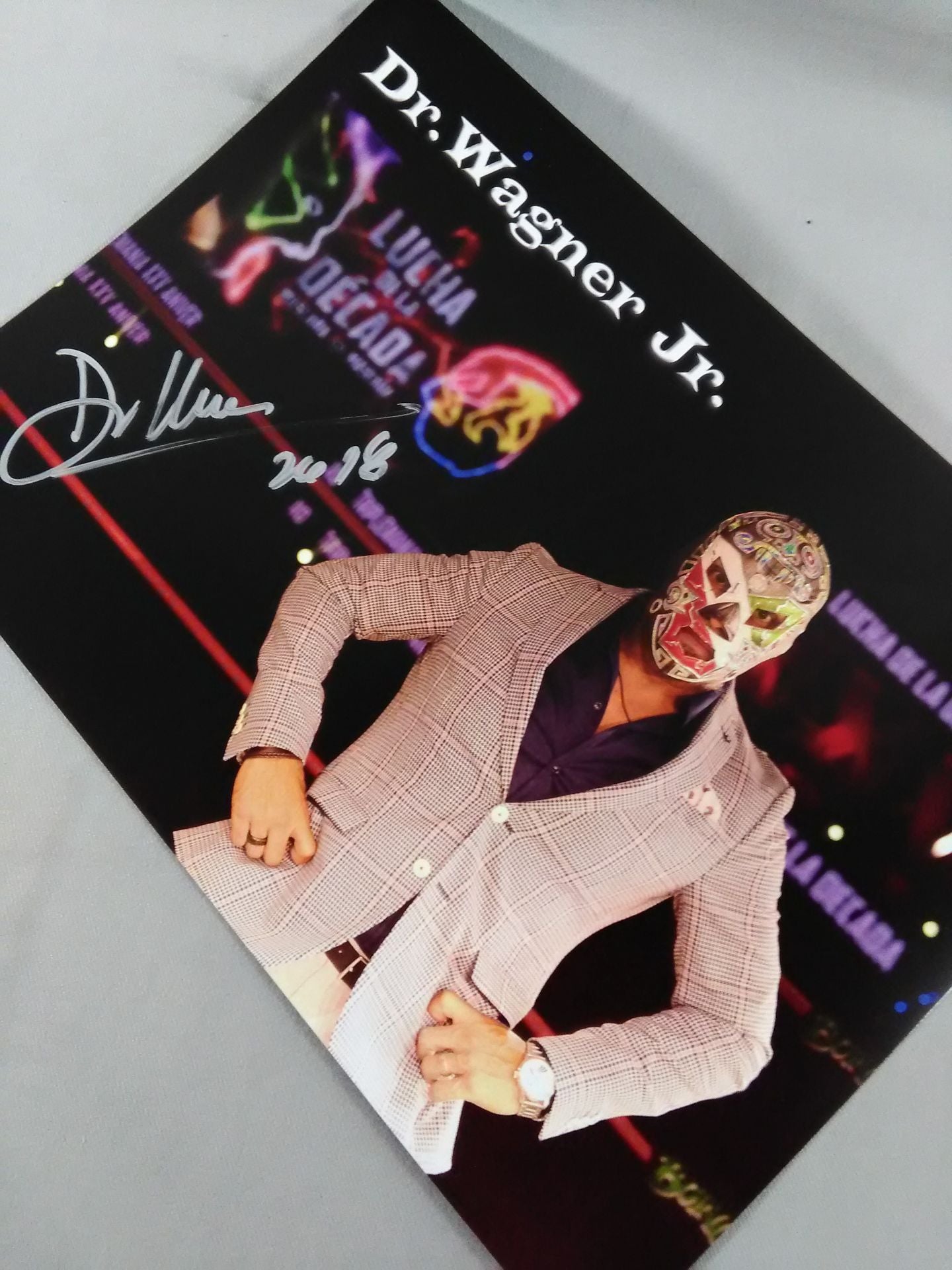 ドクトル・ワグナー・ジュニア 直筆サイン入りポートレート③